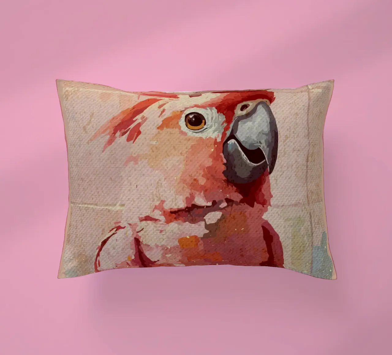 Cacatua rosa con carta igienica cuscino da Terry Jason Kratz