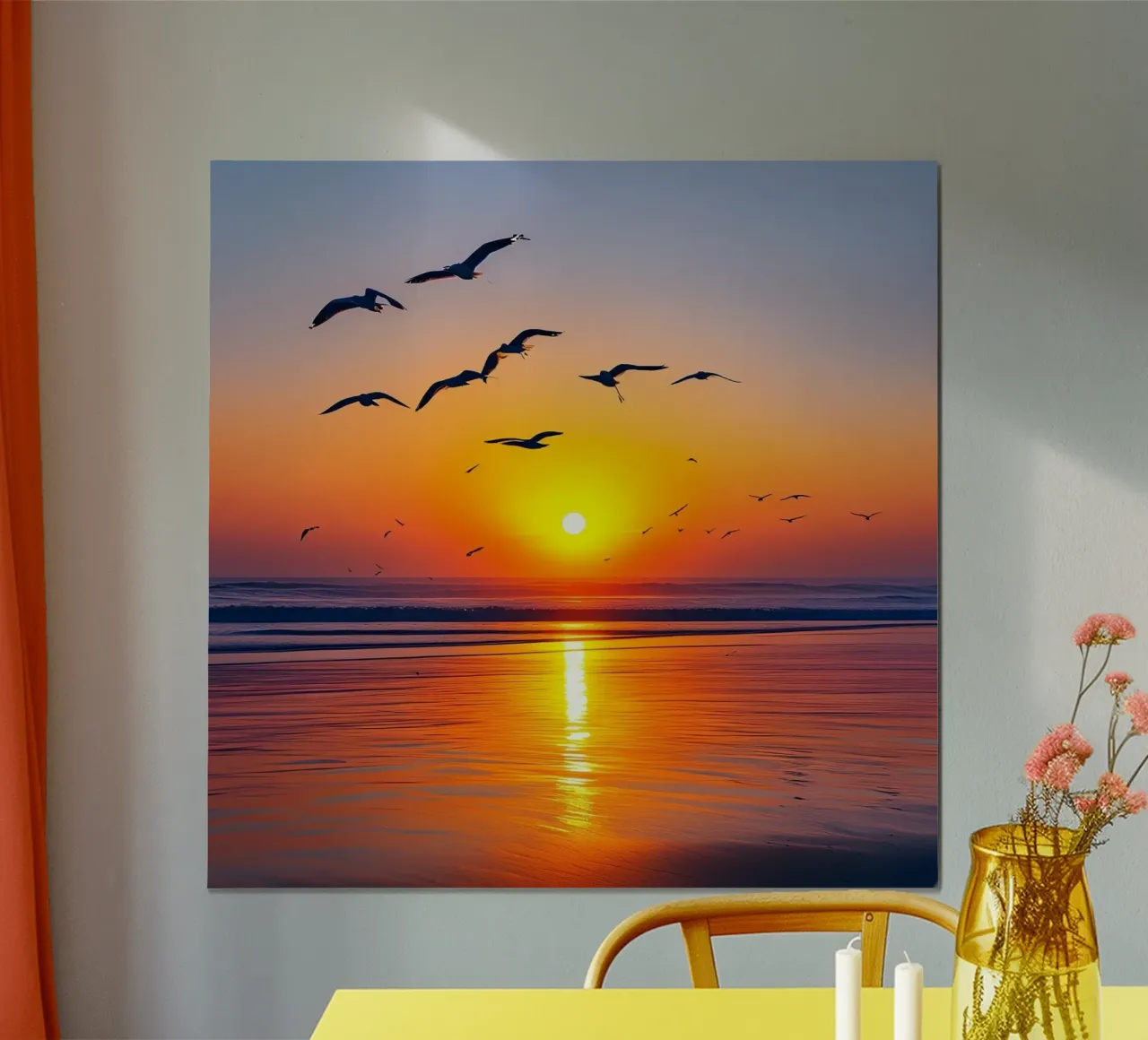 Sussurri dell'oceano poster con telaio in plastica da PhotoVibe Decor