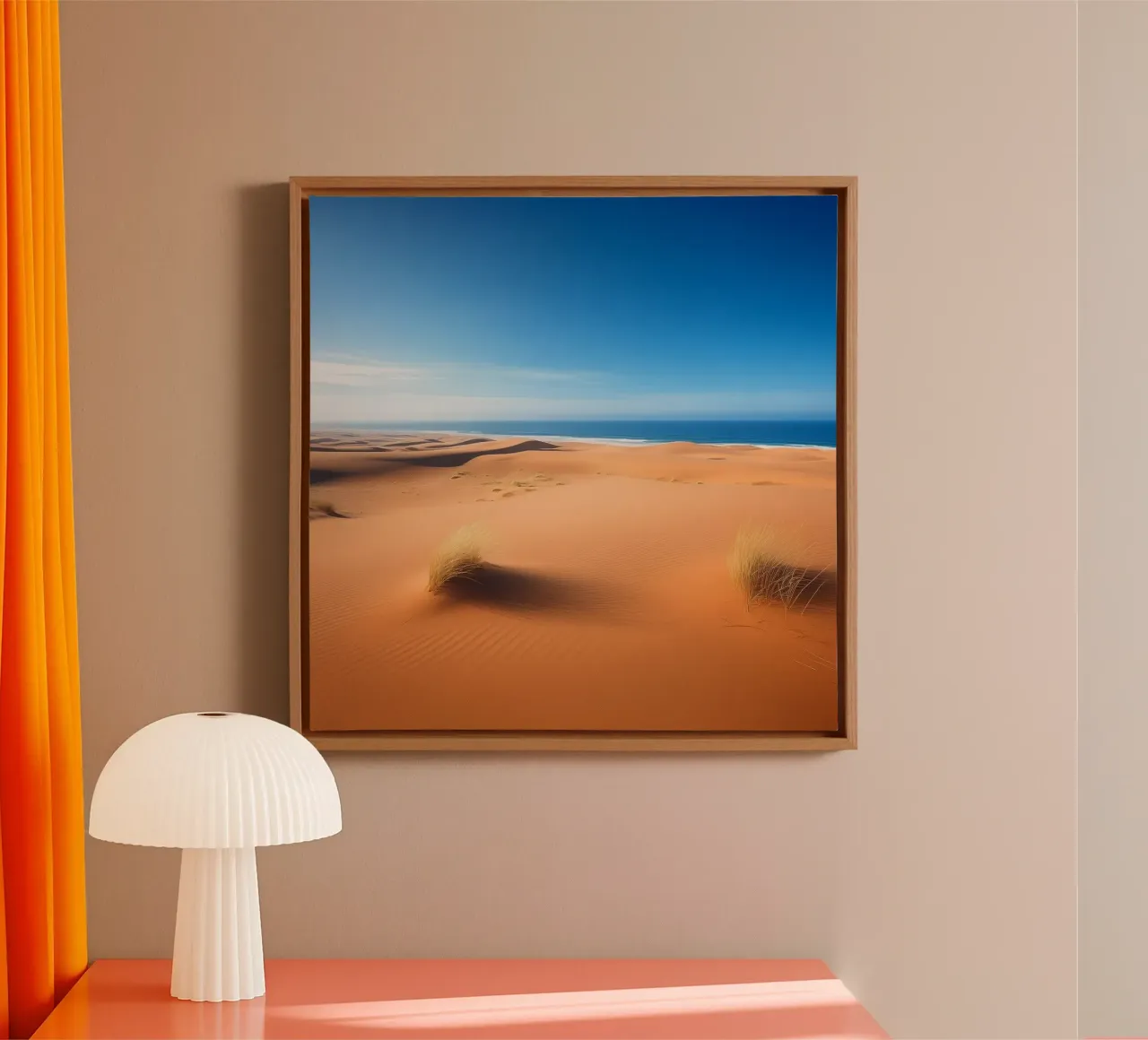 Whispers of the Ocean canvas with Floater frame by PhotoVibe Decor