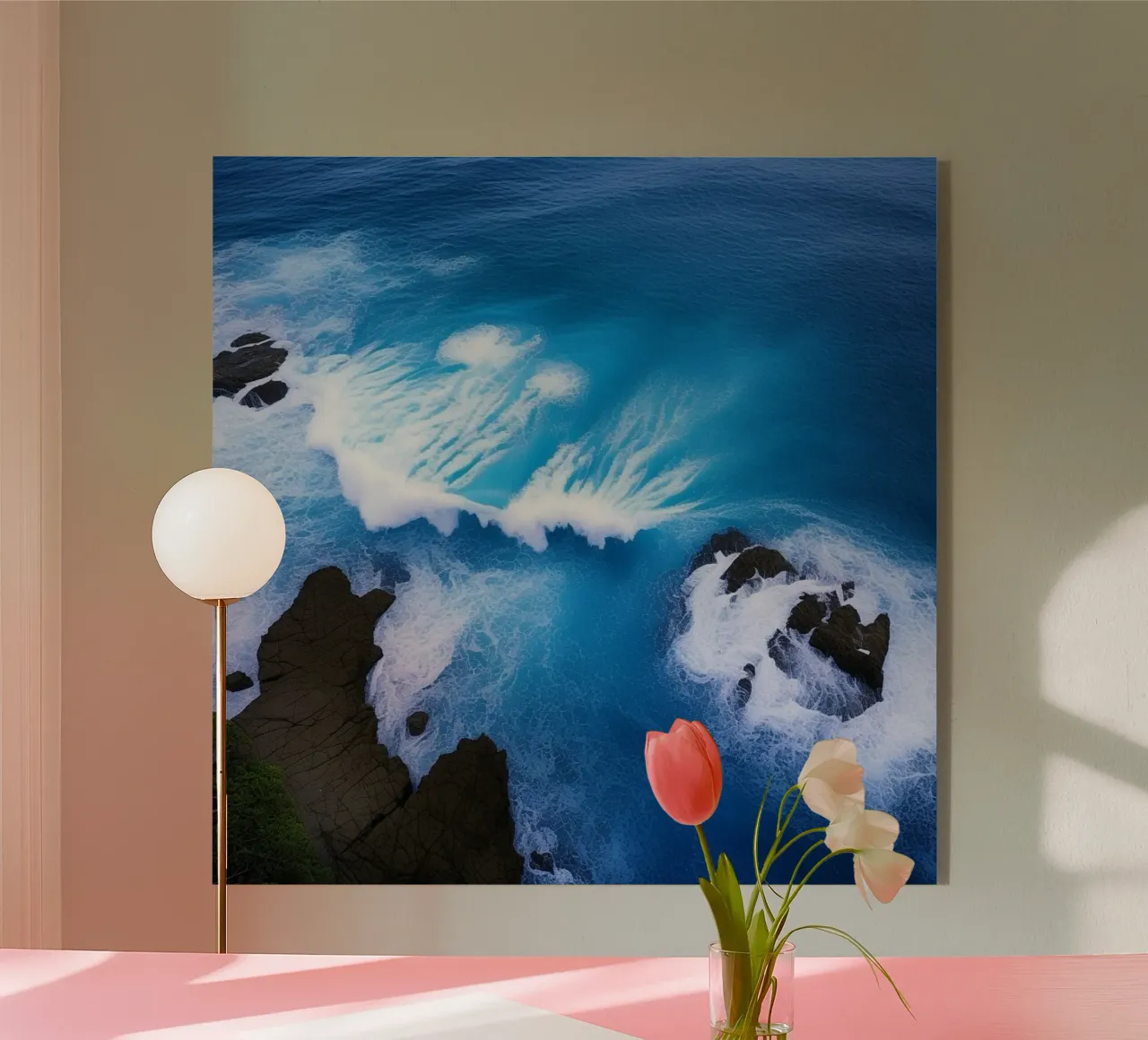 Sussurri dell'oceano plexiglass da PhotoVibe Decor