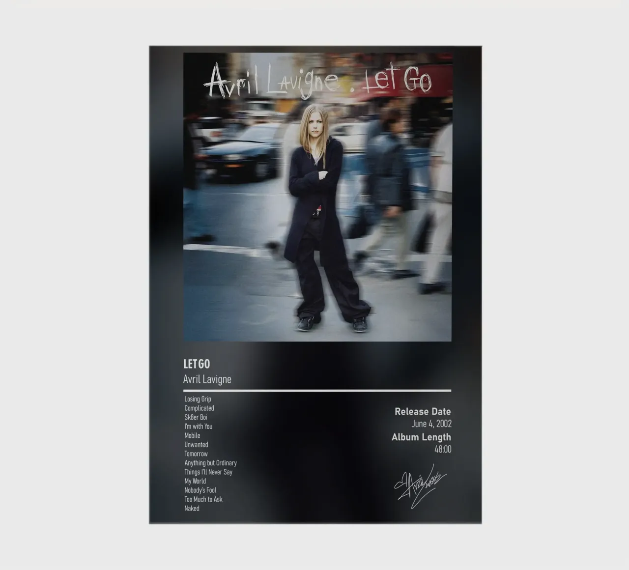 Let Go (2002) của Avril Lavigne notebook by DGUnder