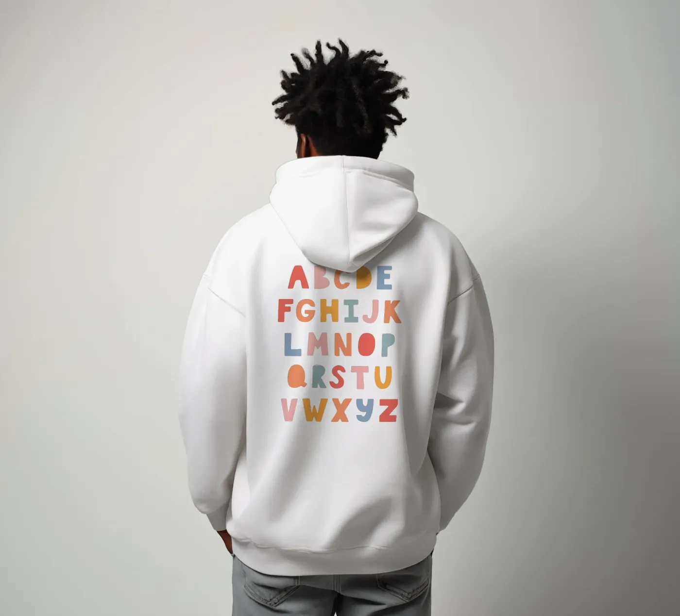 Solid Letters Hoodie von Kartenliebe