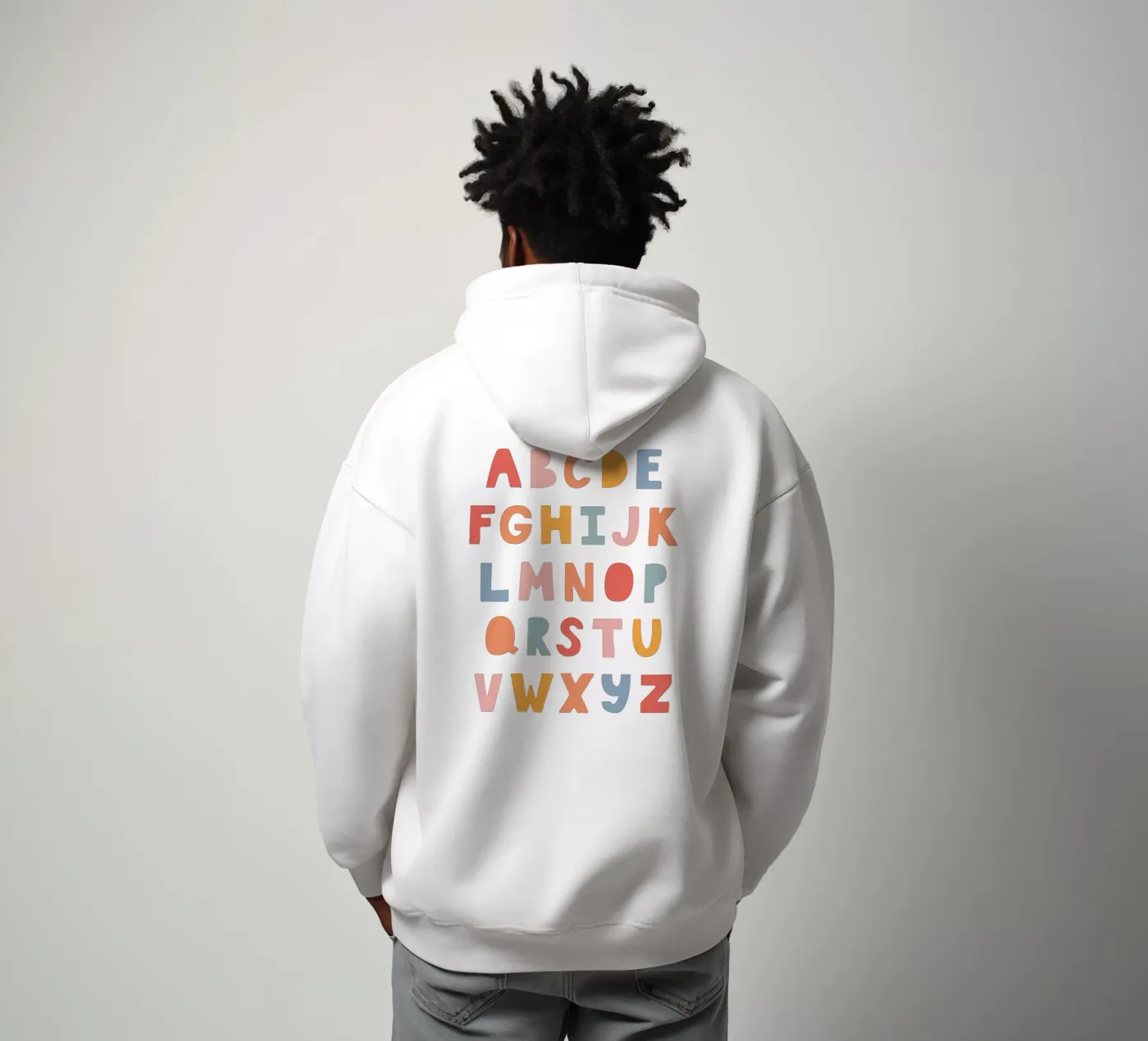 Solid Letters Hoodie von Kartenliebe