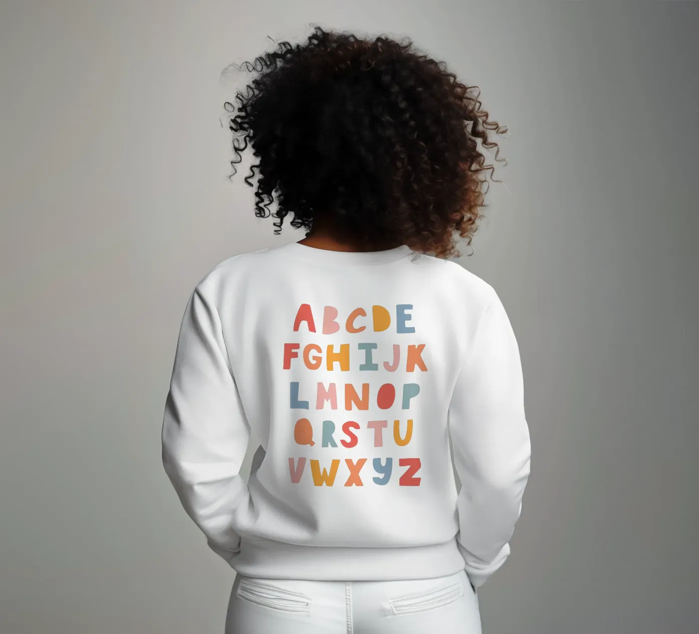 Solid Letters sweatshirt van Kartenliebe