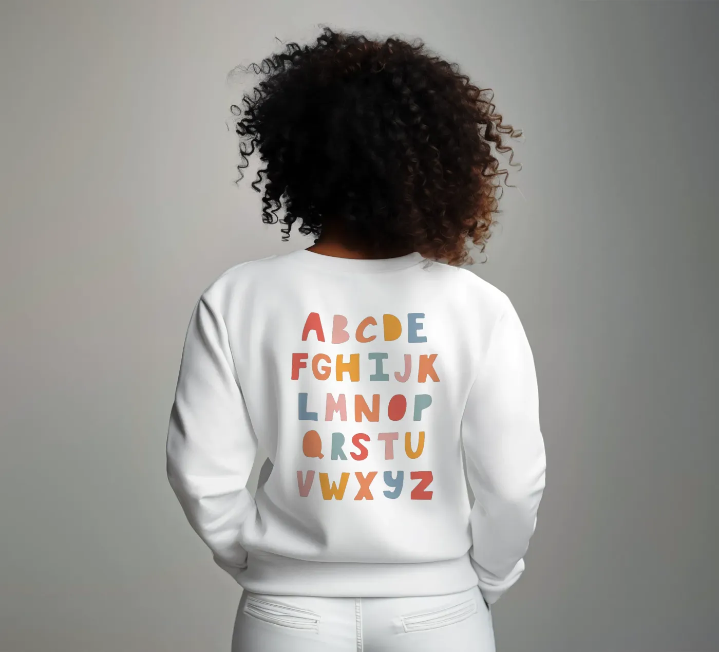 Solid Letters sweatshirt van Kartenliebe
