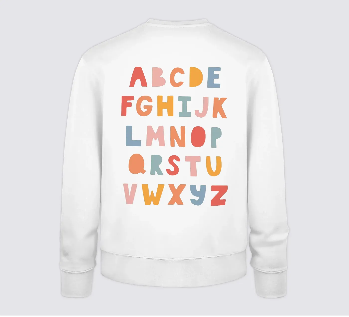 Solid Letters sweatshirt van Kartenliebe