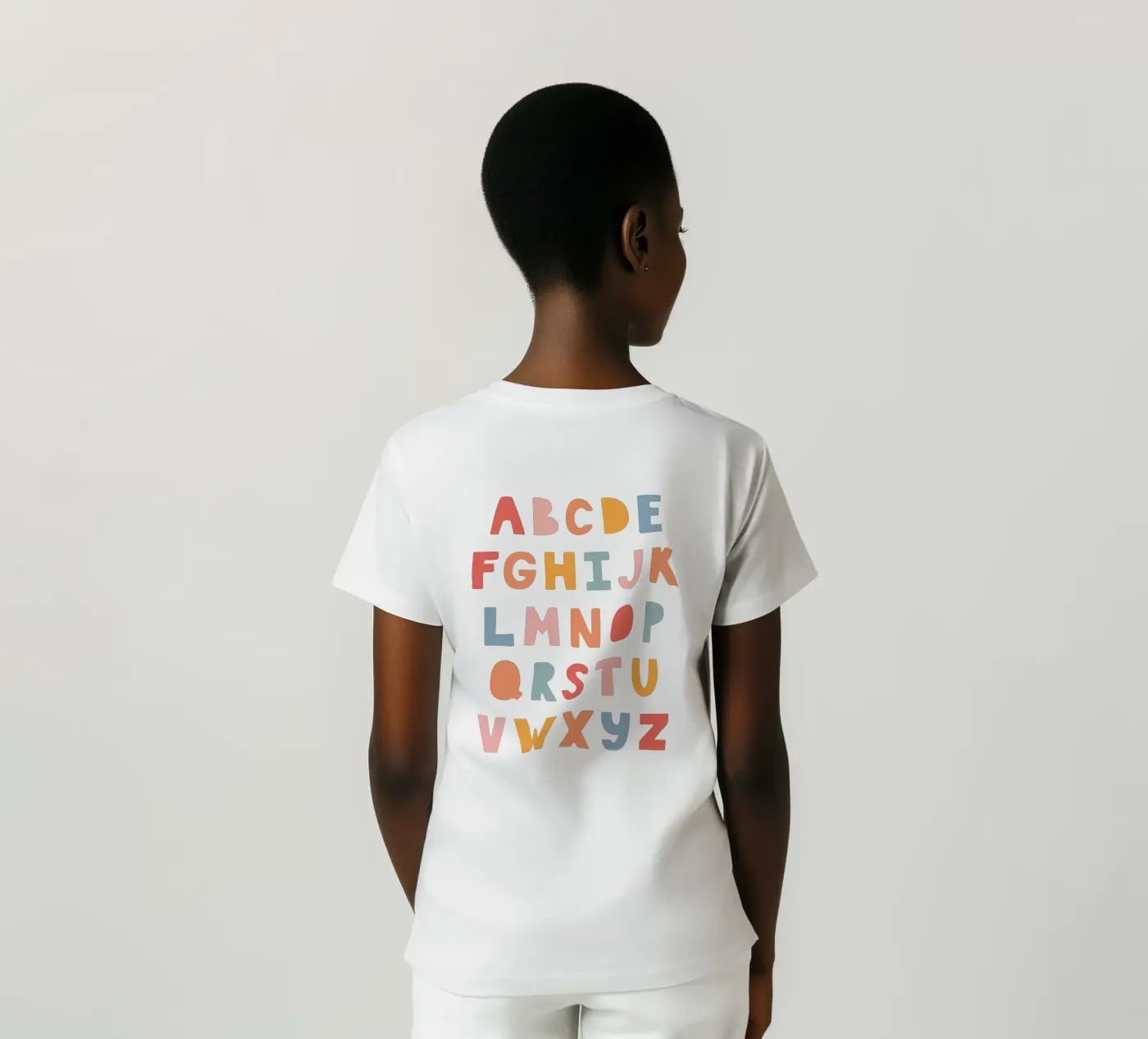 Solid Letters t-shirt van Kartenliebe