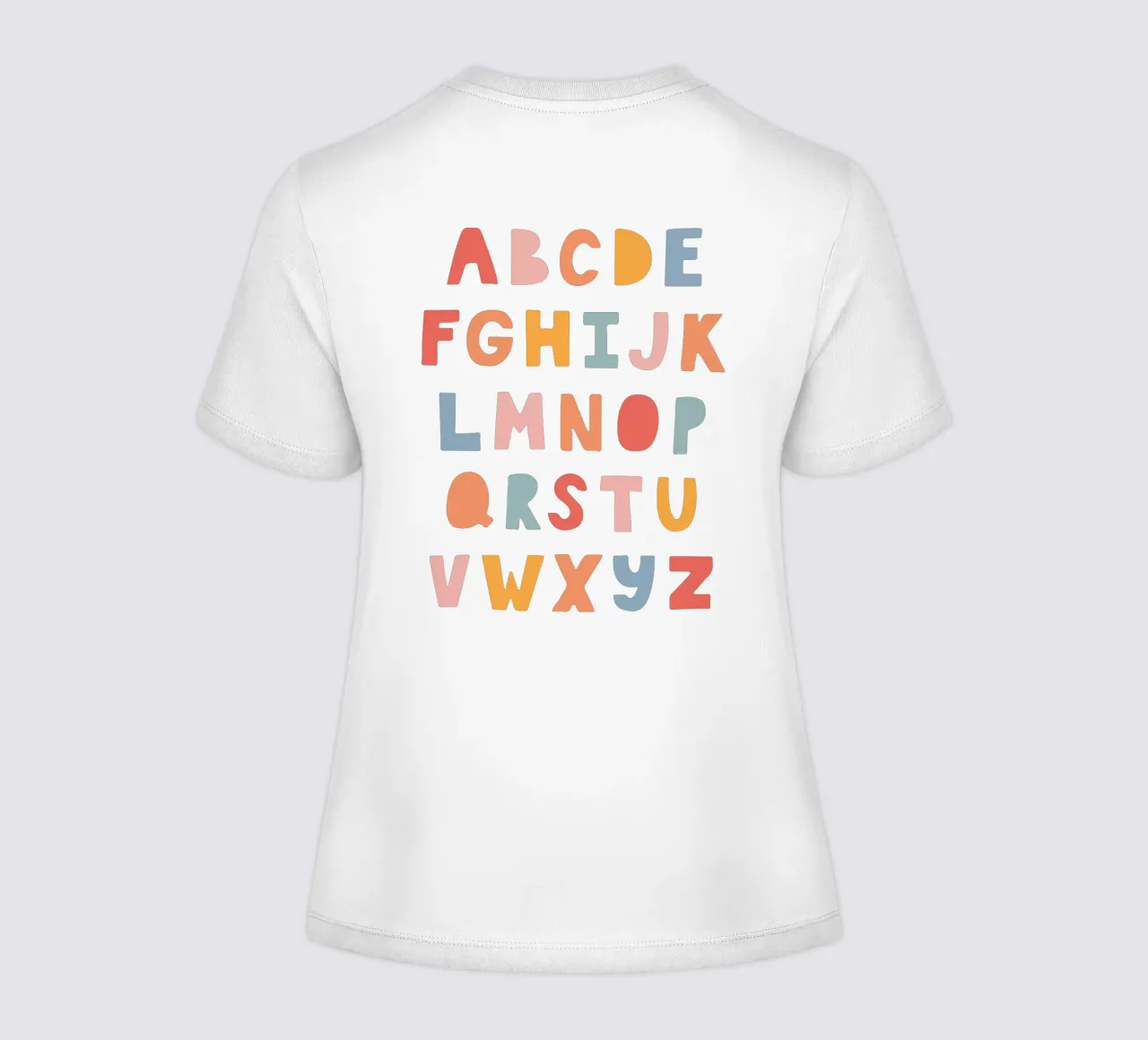 Solid Letters t-shirt da donna da Kartenliebe