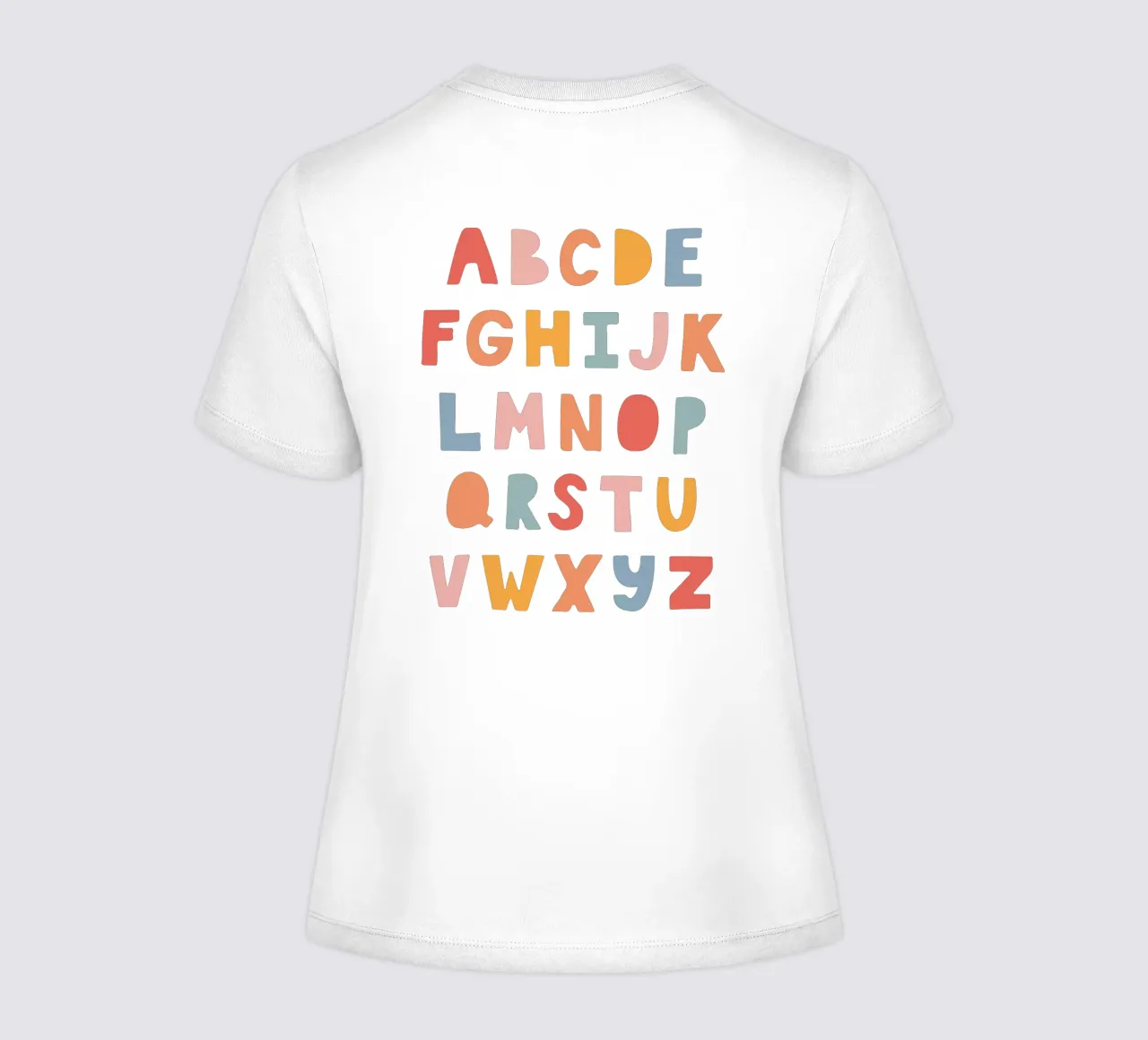 Solid Letters t-shirt da donna da Kartenliebe