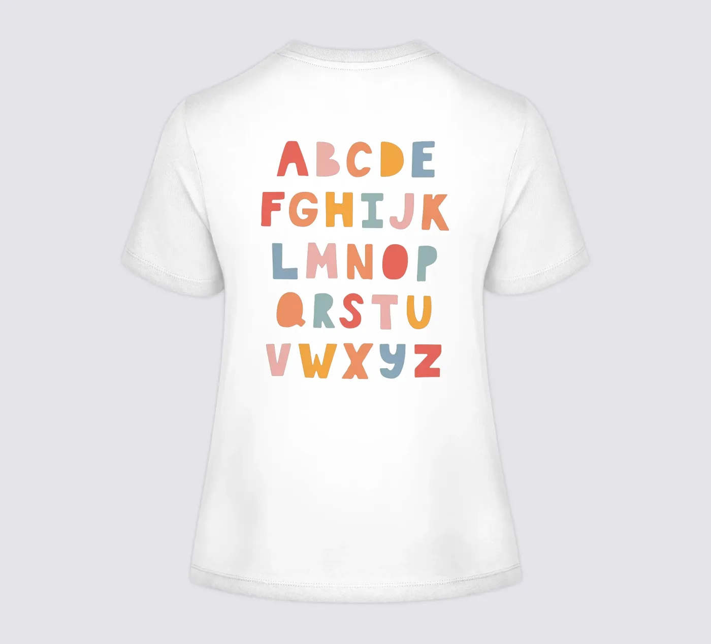 Solid Letters t-shirt da donna da Kartenliebe
