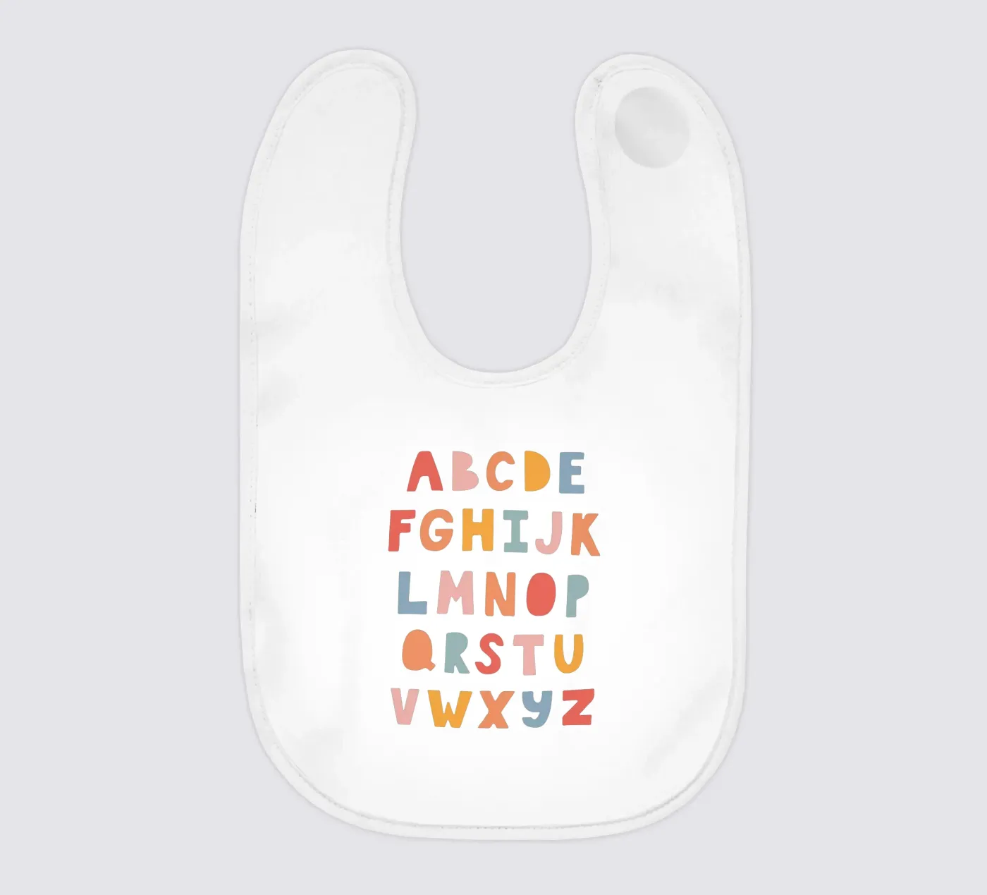 Solid Letters baby slabbetje van Kartenliebe