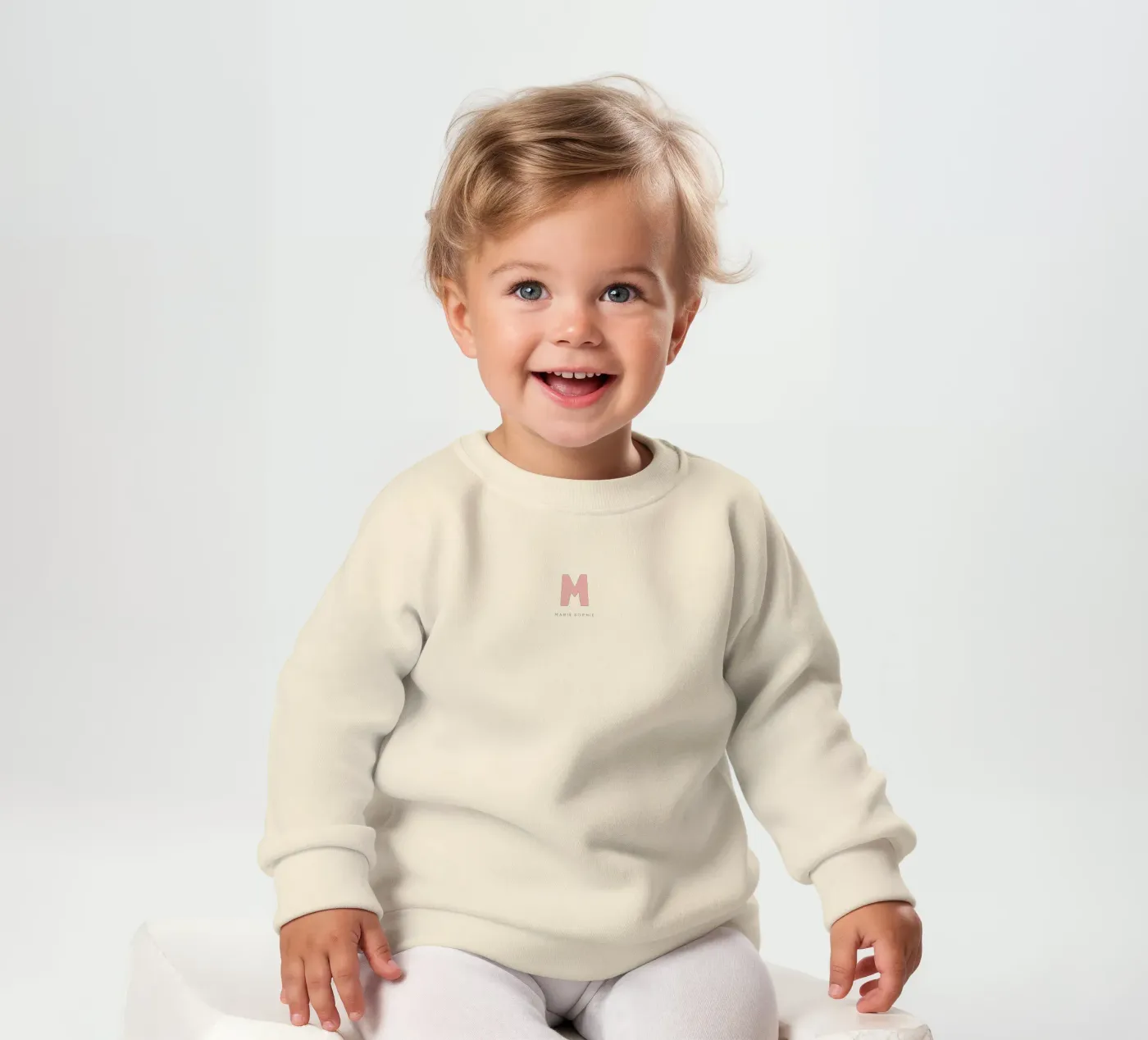 Solid Letters sweat pour bébé de Kartenliebe