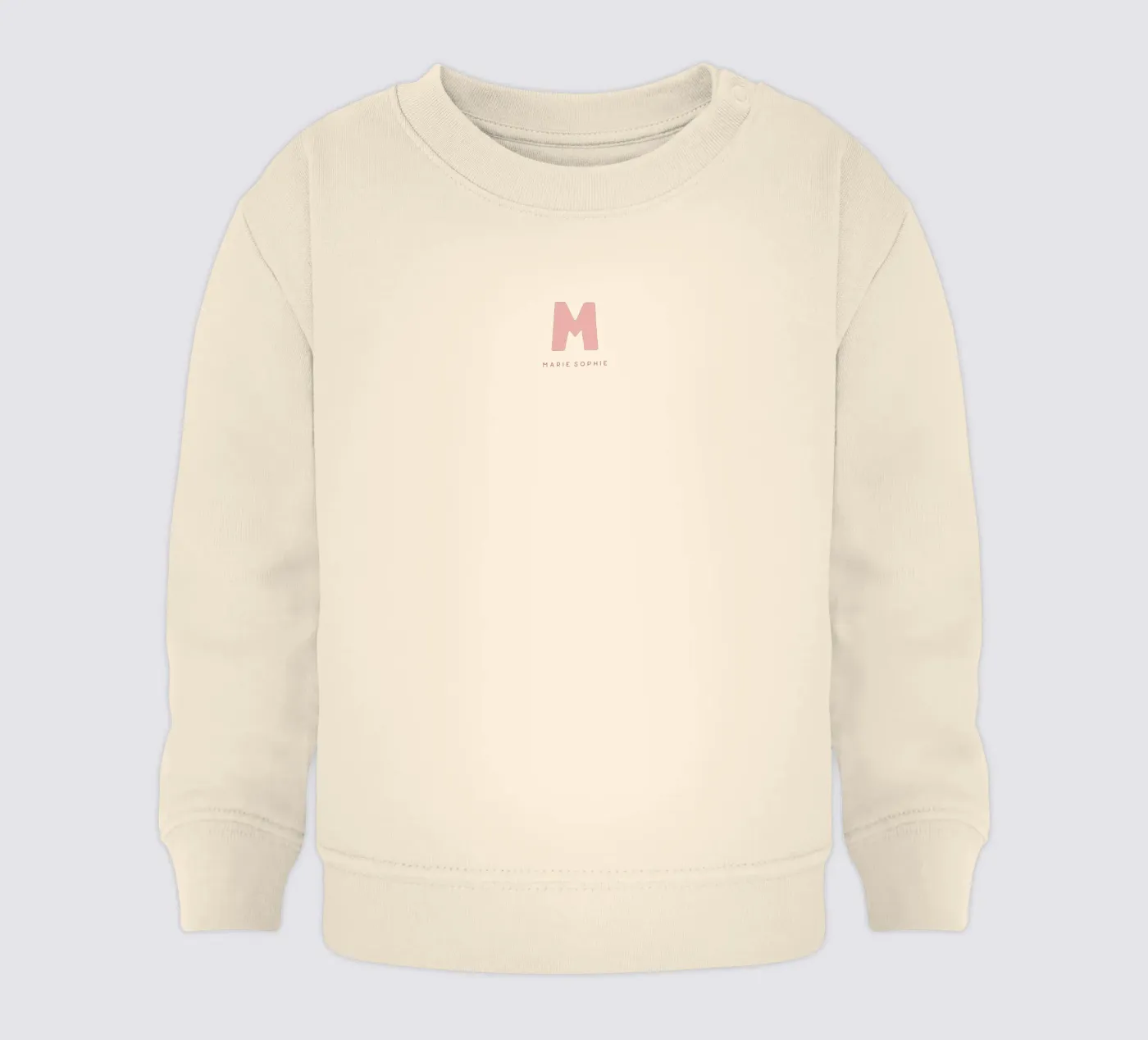 Solid Letters sweat pour bébé de Kartenliebe