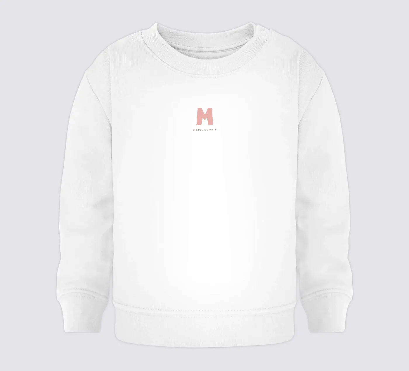 Solid Letters sweat pour bébé de Kartenliebe