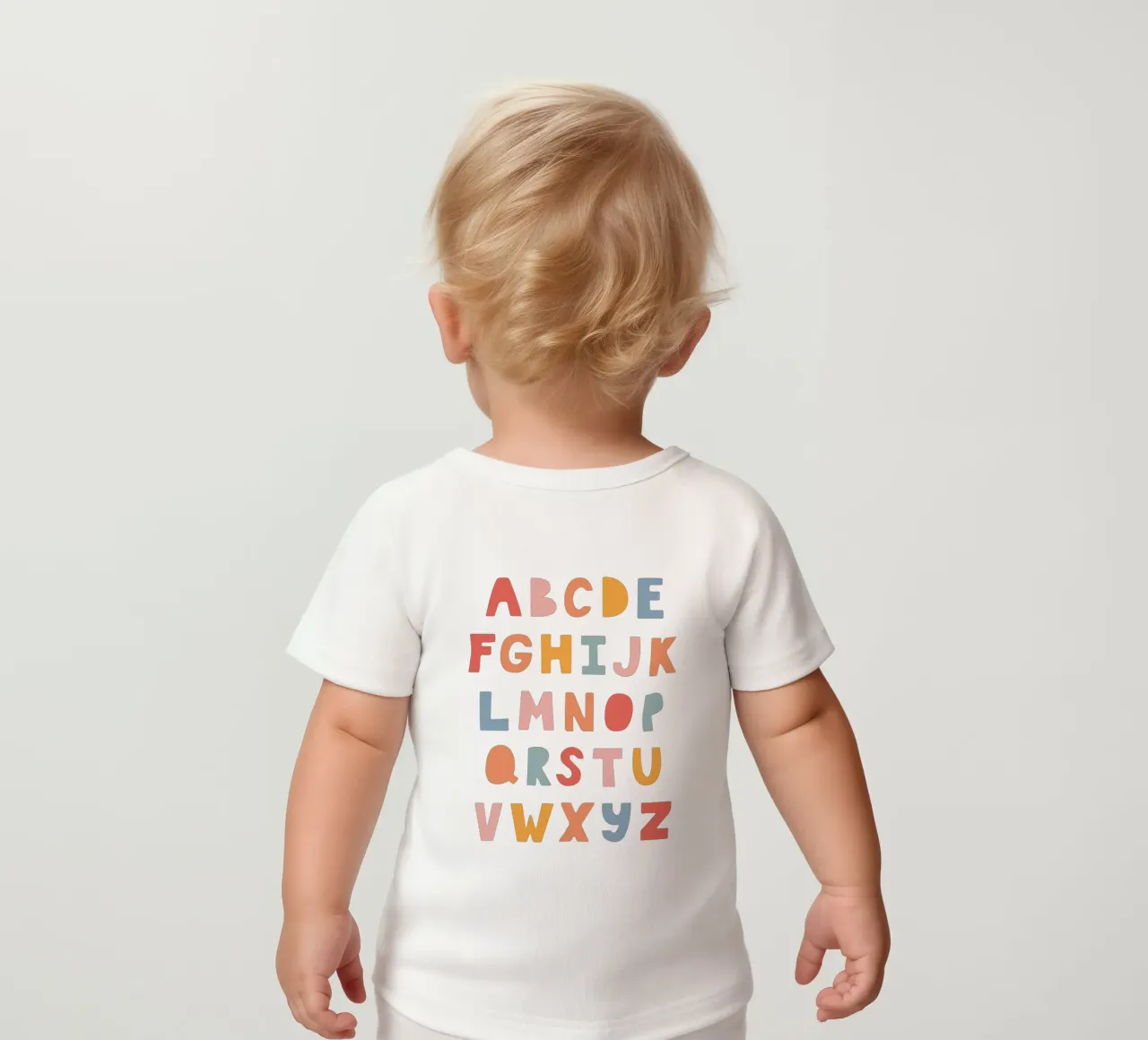 Solid Letters maglietta neonato da Kartenliebe