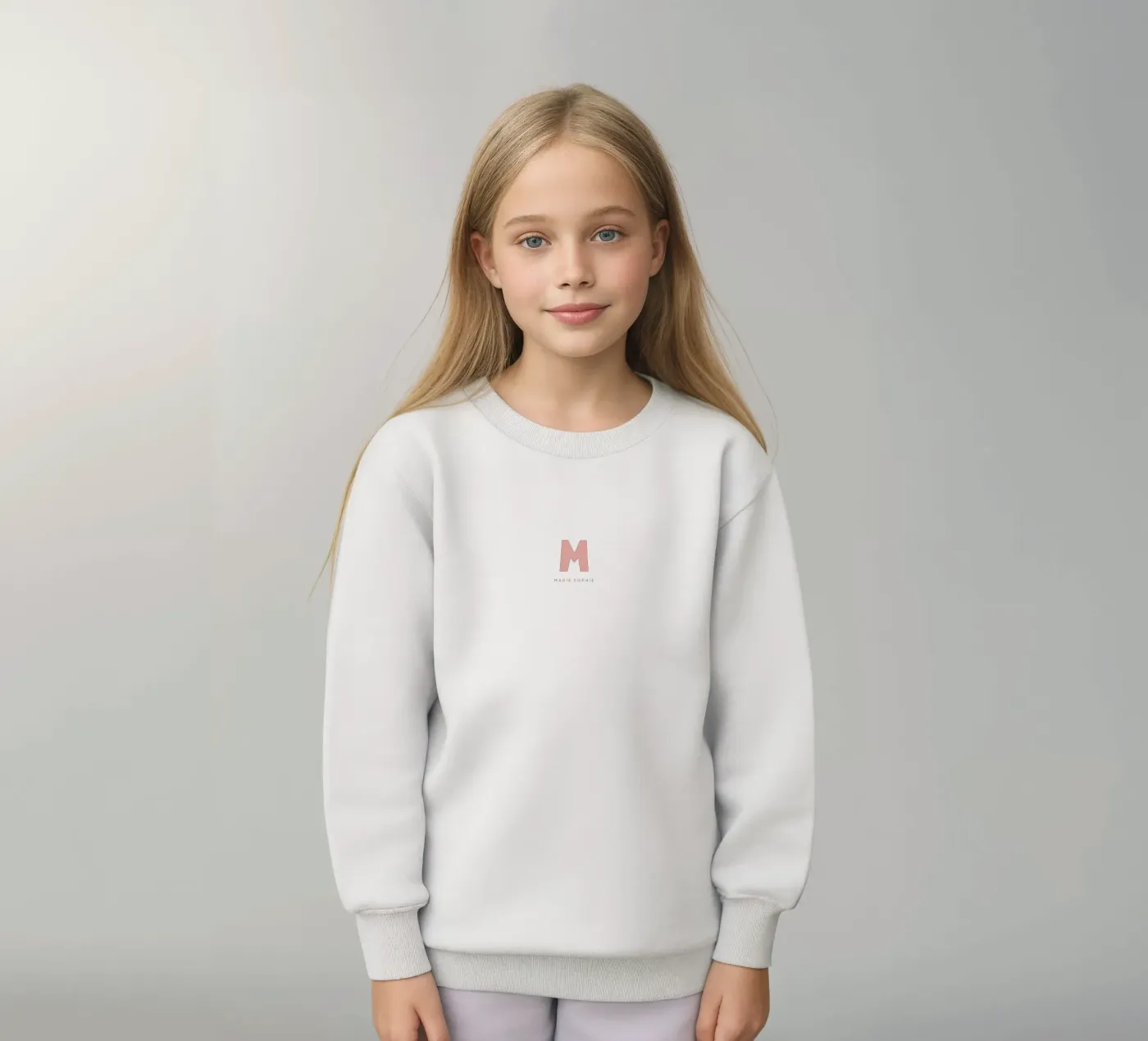 Solid Letters kinder sweatshirt van Kartenliebe