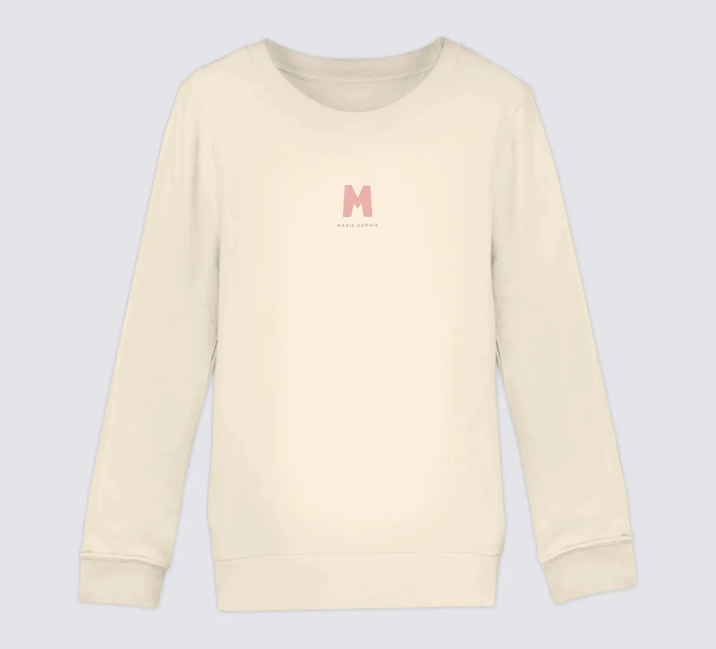 Solid Letters kinder sweatshirt van Kartenliebe