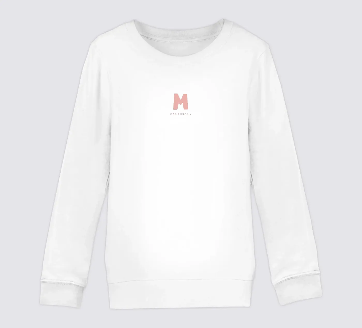 Solid Letters kinder sweatshirt van Kartenliebe