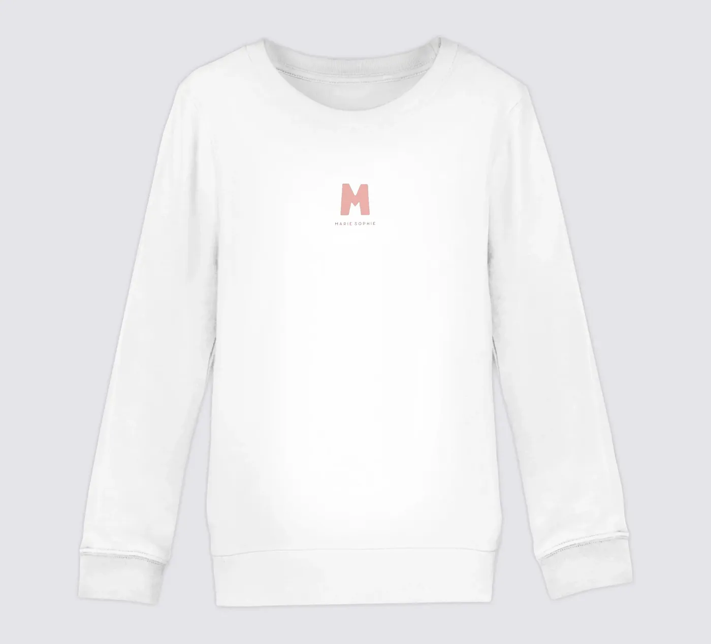 Solid Letters kinder sweatshirt van Kartenliebe