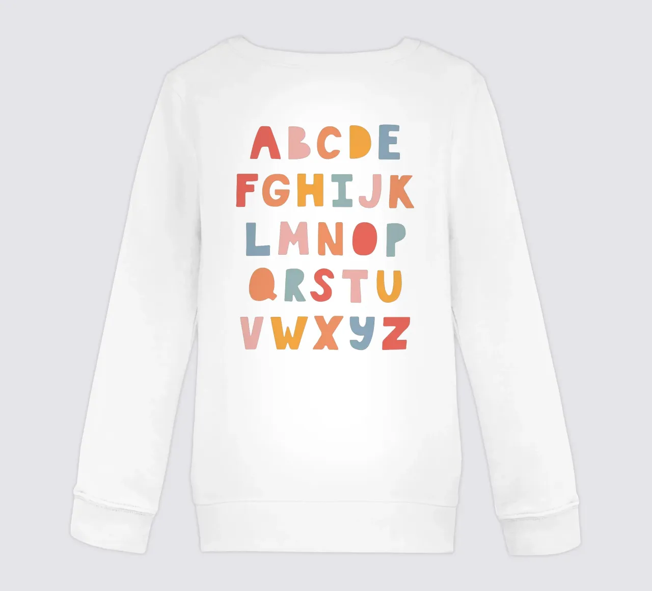 Solid Letters felpa bambino da Kartenliebe