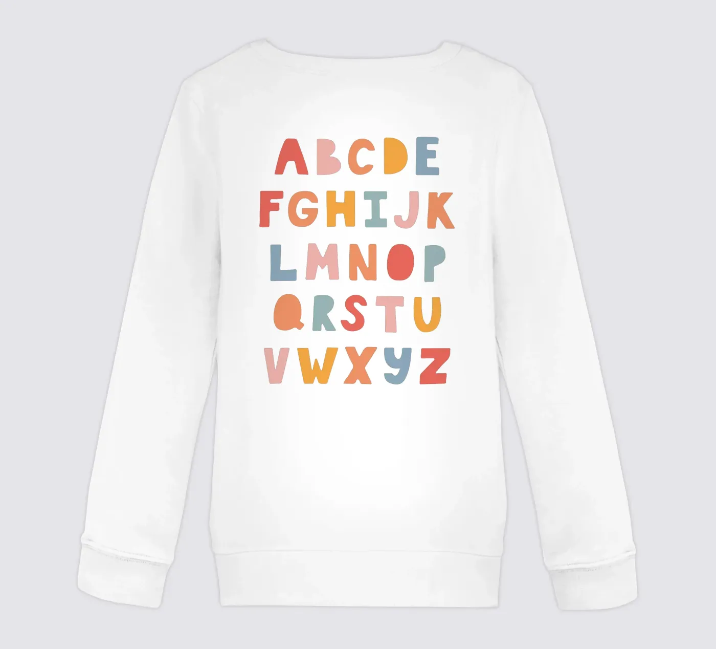 Solid Letters kinder sweatshirt van Kartenliebe