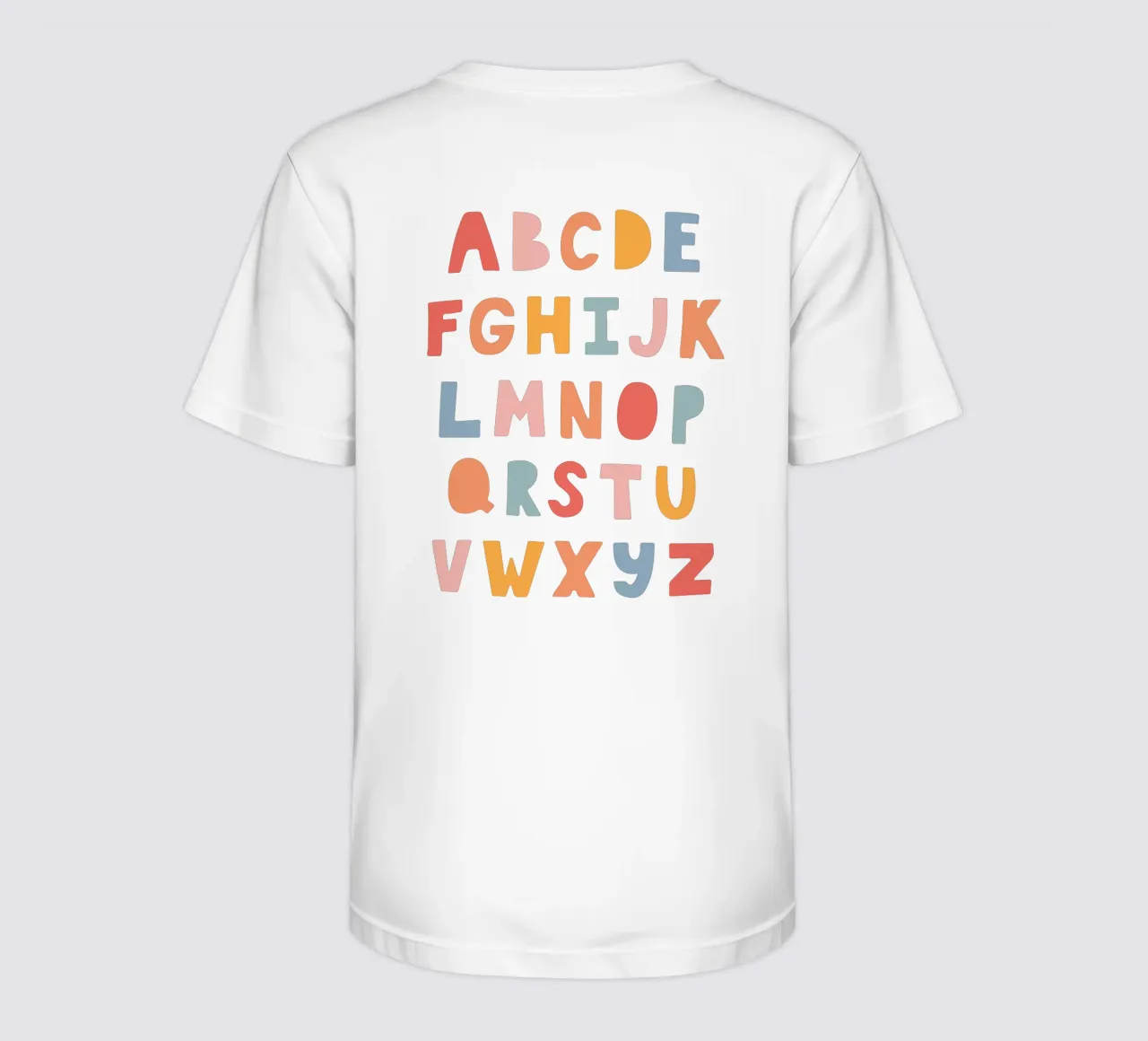 Solid Letters kinder t-shirt van Kartenliebe