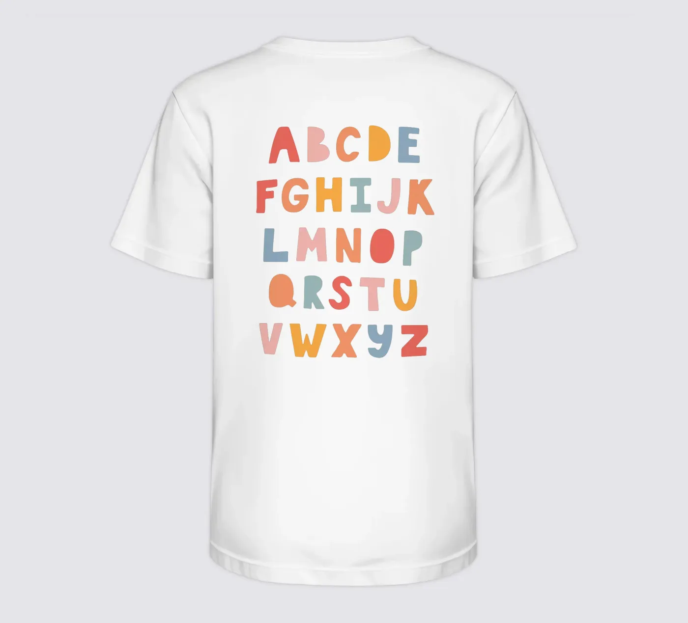 Solid Letters kinder t-shirt van Kartenliebe