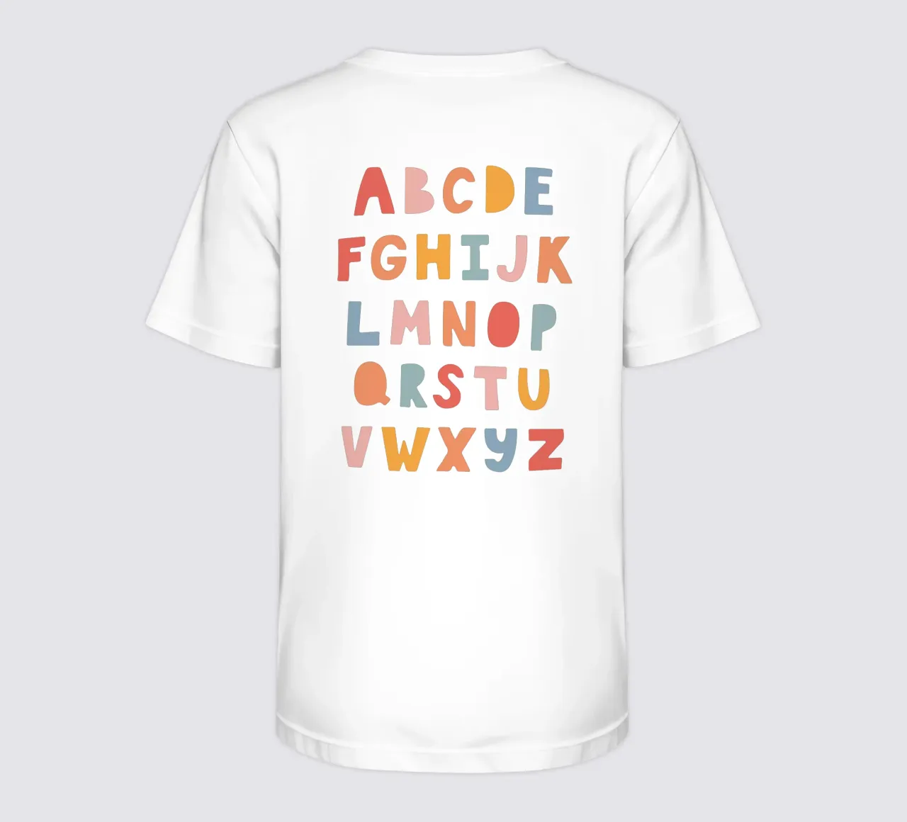 Solid Letters kinder t-shirt van Kartenliebe