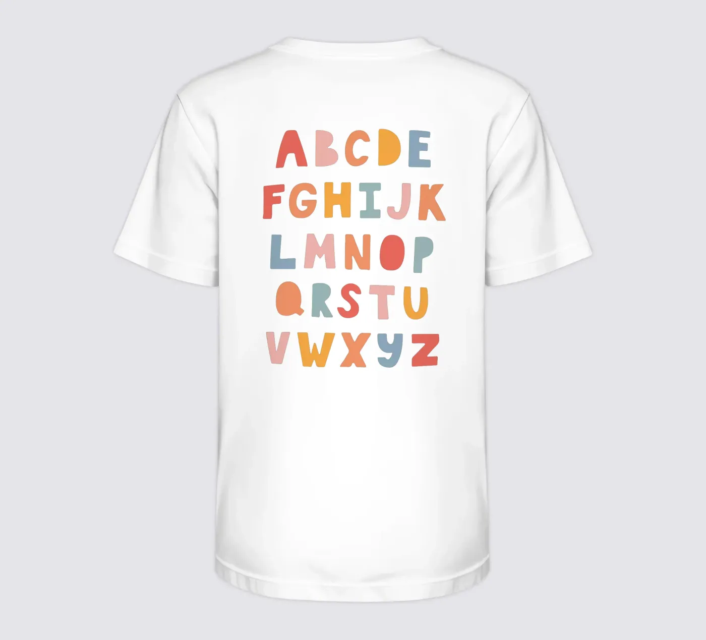 Solid Letters kinder t-shirt van Kartenliebe