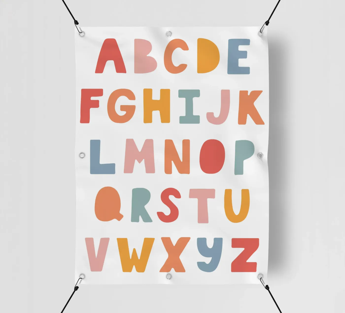 Solid Letters PVC Plane von Kartenliebe