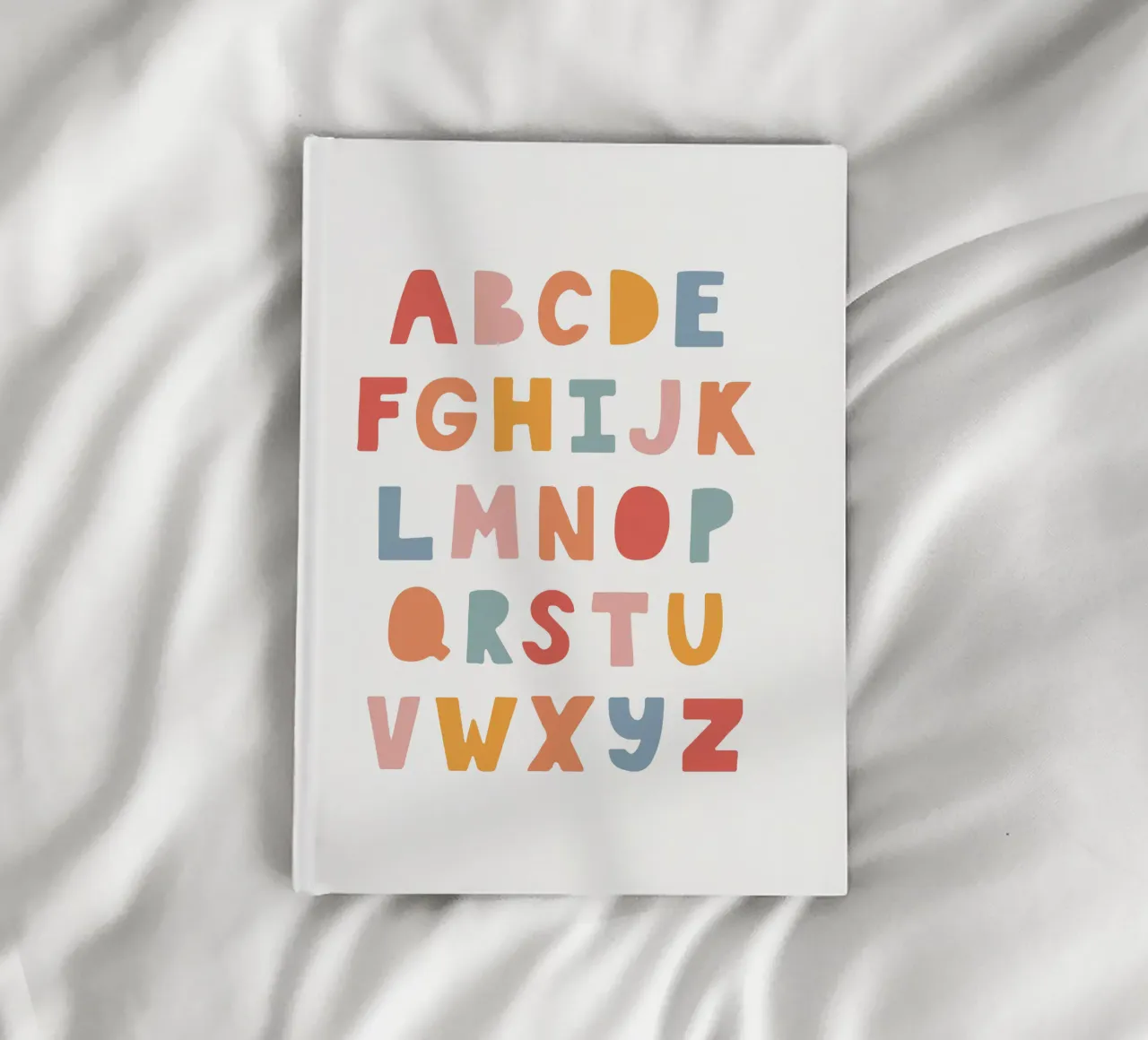 Solid Letters notebook by Kartenliebe