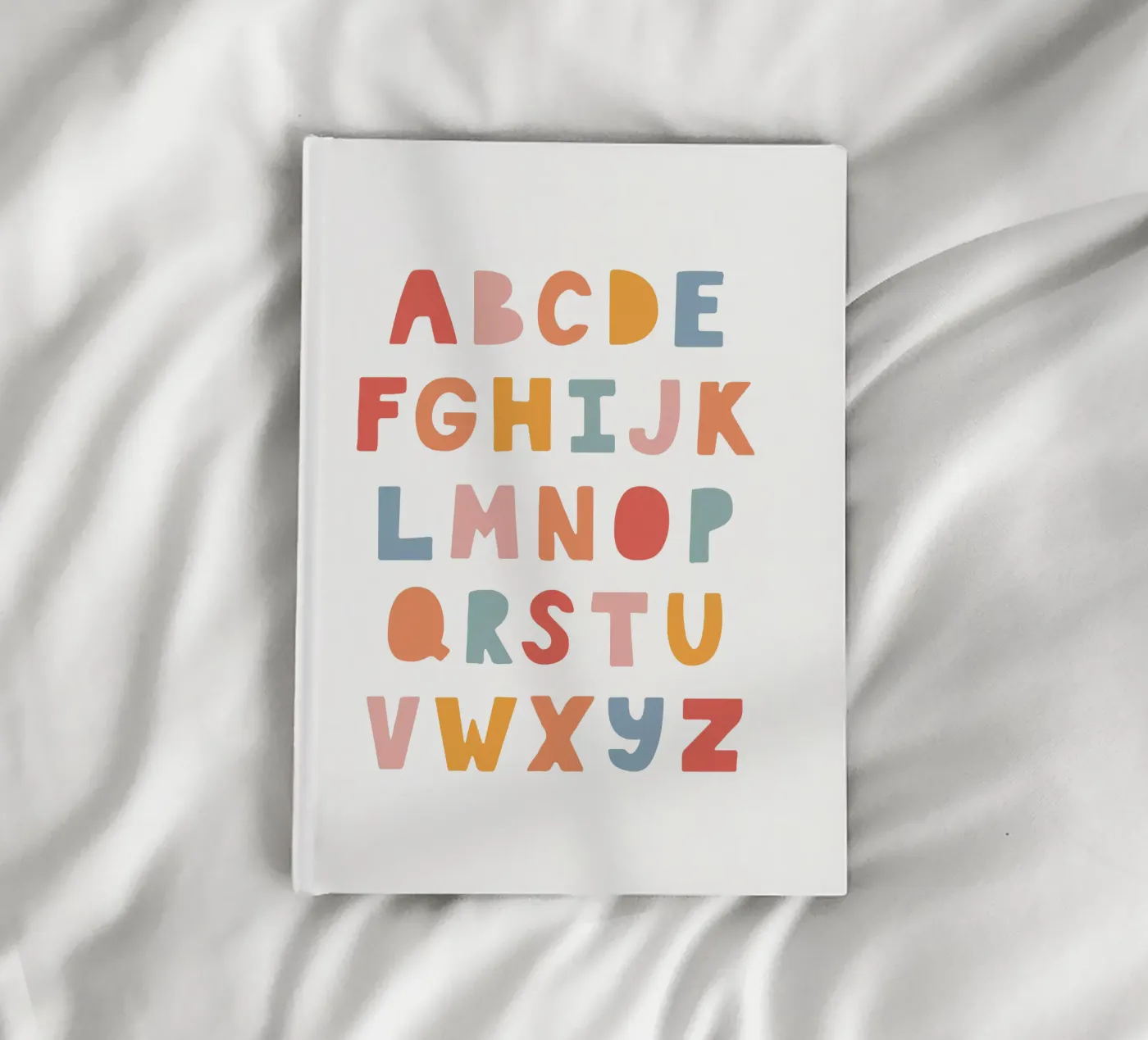 Solid Letters notebook by Kartenliebe