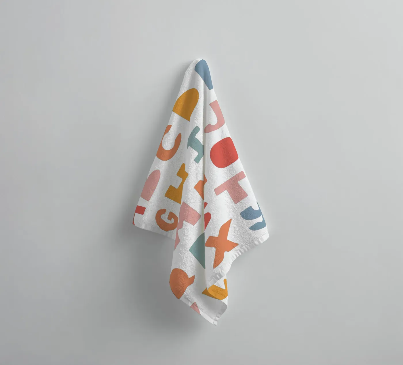 Solid Letters serviette de bain de Kartenliebe