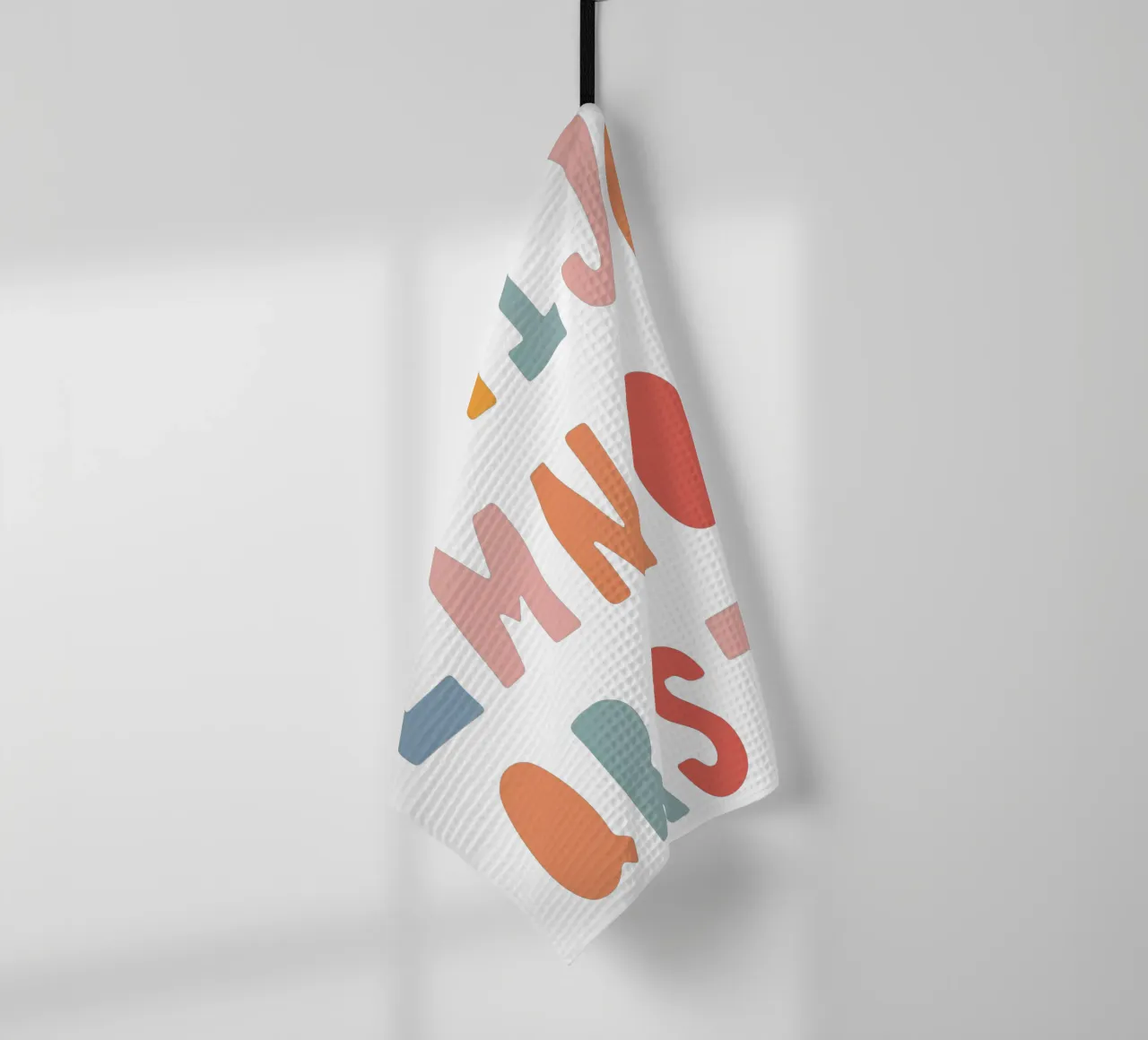Solid Letters canovaccio da cucina da Kartenliebe
