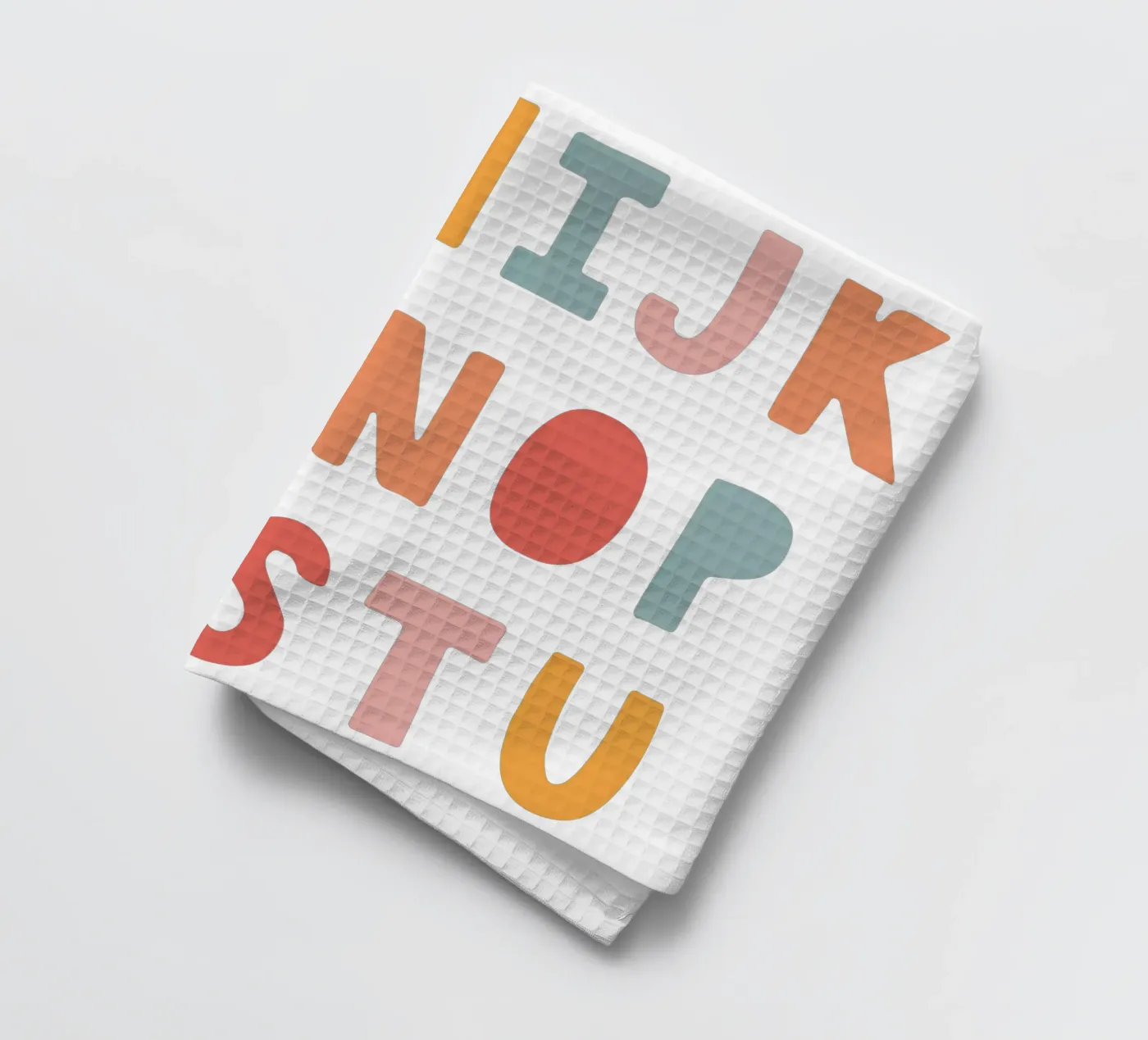 Solid Letters theedoek van Kartenliebe