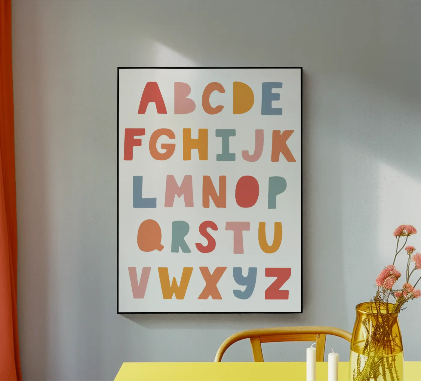 Solid Letters Acryl-Glas von Kartenliebe