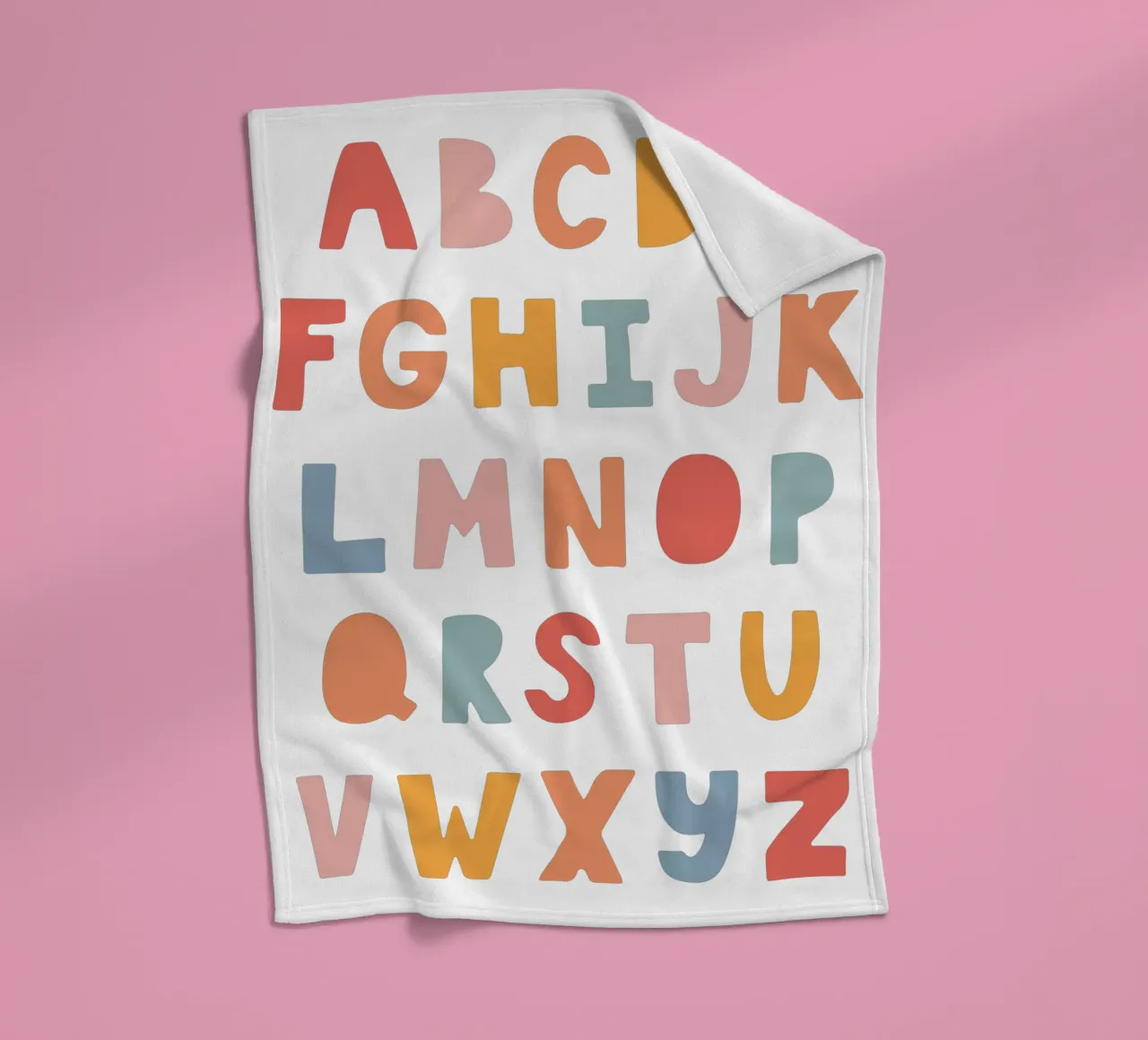 Solid Letters fleecedeken van Kartenliebe