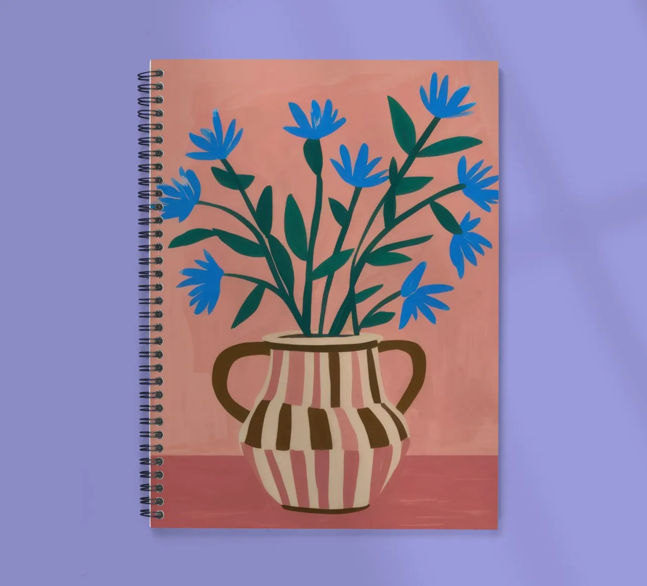 Fiori di campagna cerulei diario ad anelli da Dream Gesso
