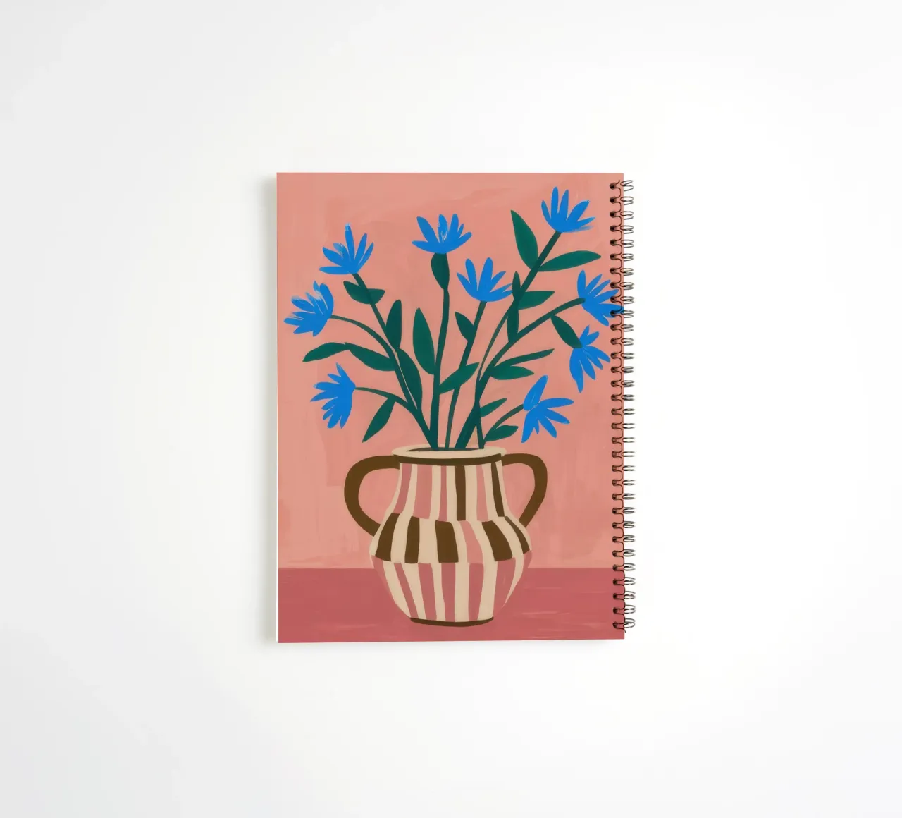 Fiori di campagna cerulei diario ad anelli da Dream Gesso