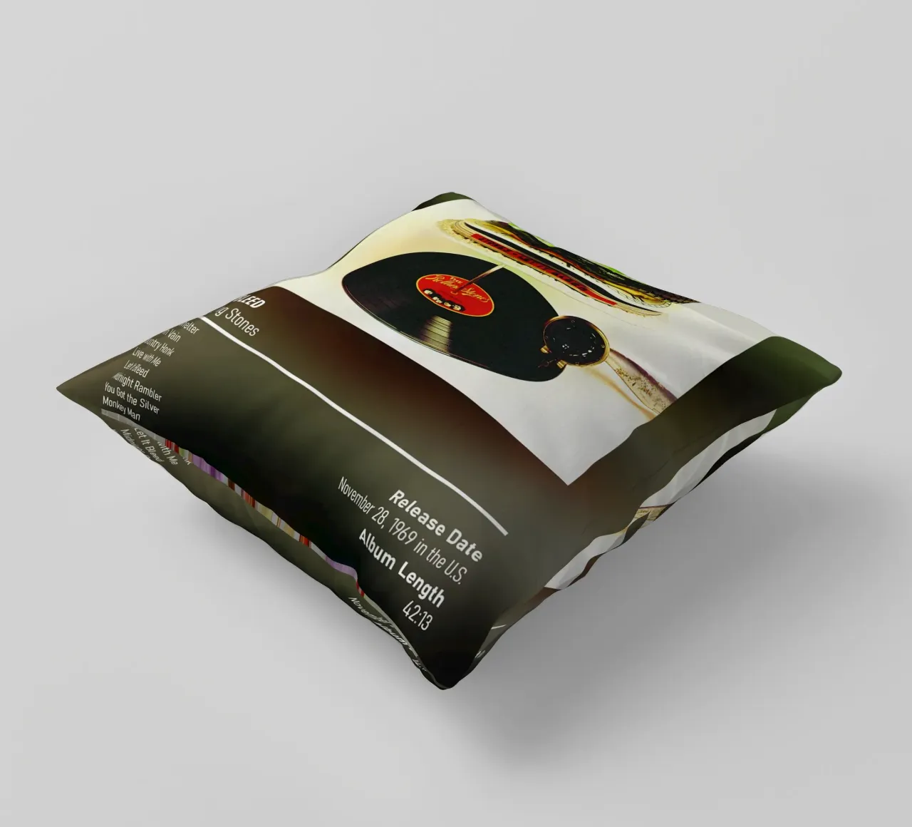 Let It Bleed (1969) by The Rolling Stones cuscino da DGUnder