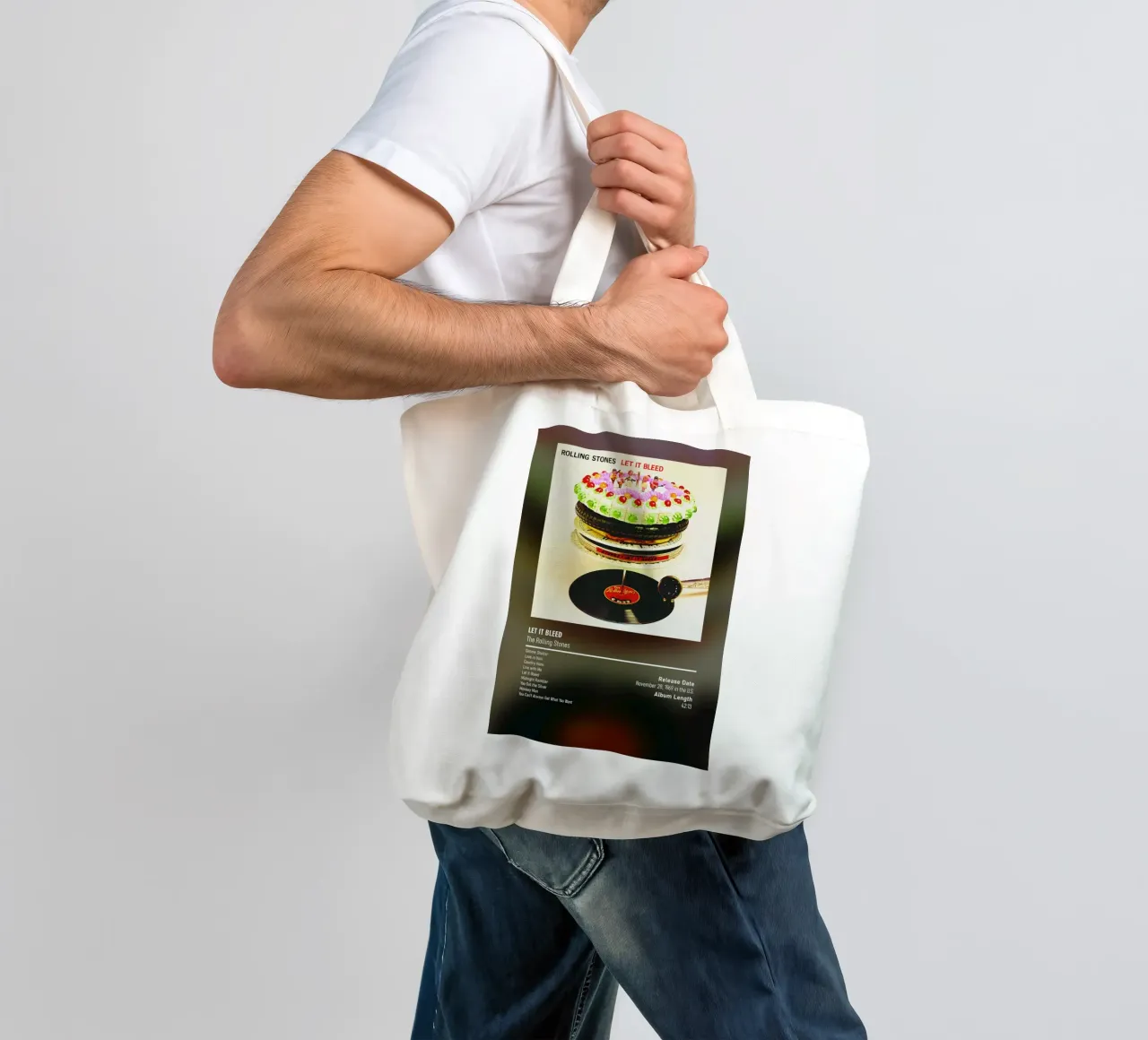 Let It Bleed (1969) by The Rolling Stones borsa in juta da DGUnder