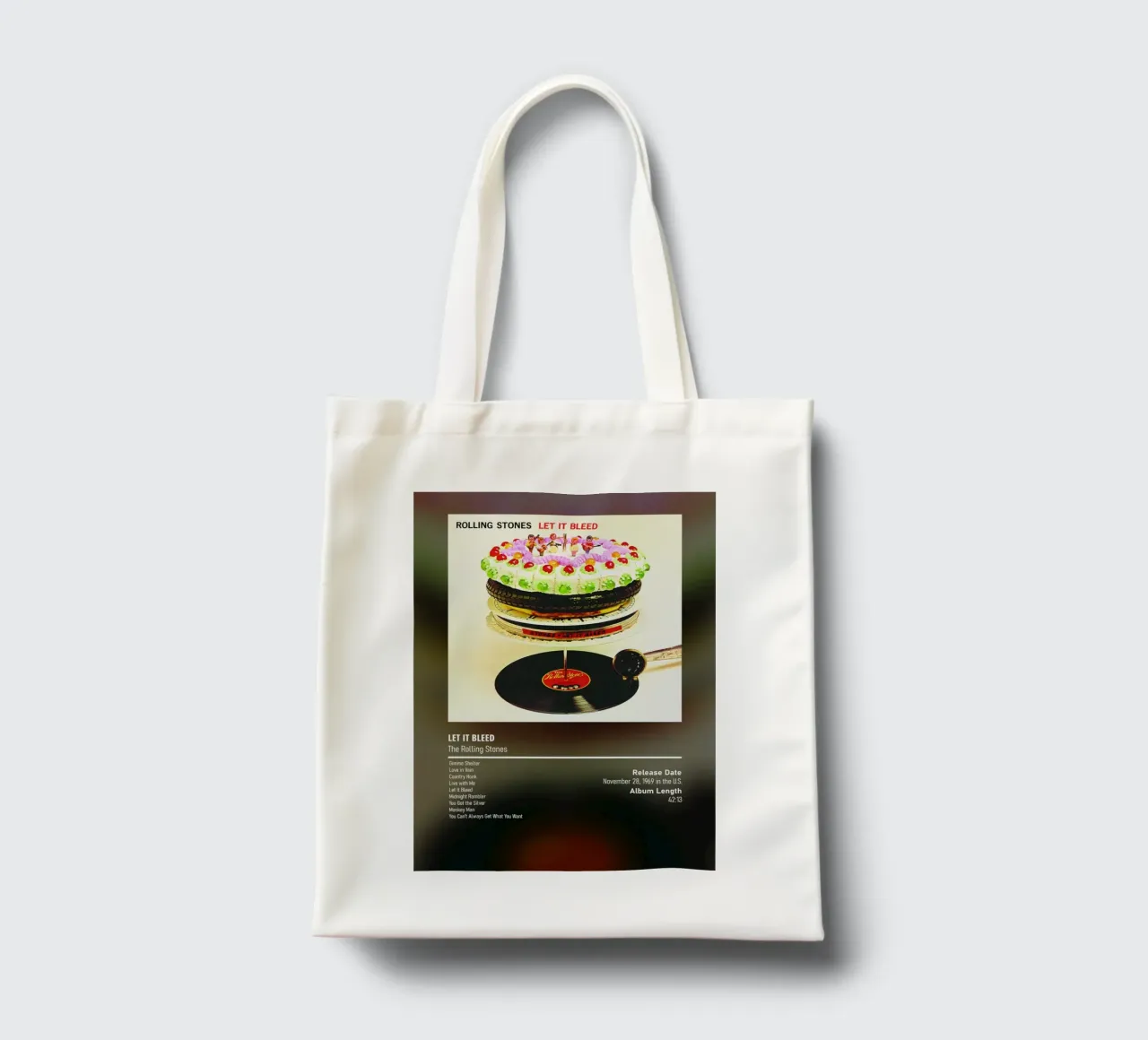 Let It Bleed (1969) by The Rolling Stones borsa in juta da DGUnder
