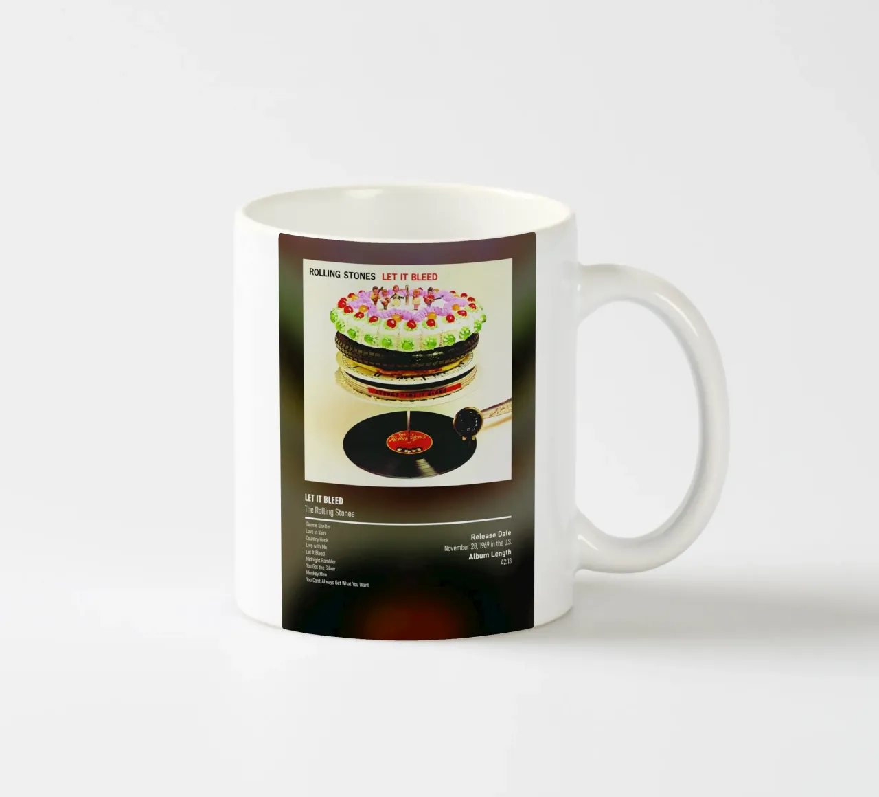 Let It Bleed (1969) by The Rolling Stones tazza in ceramica da DGUnder
