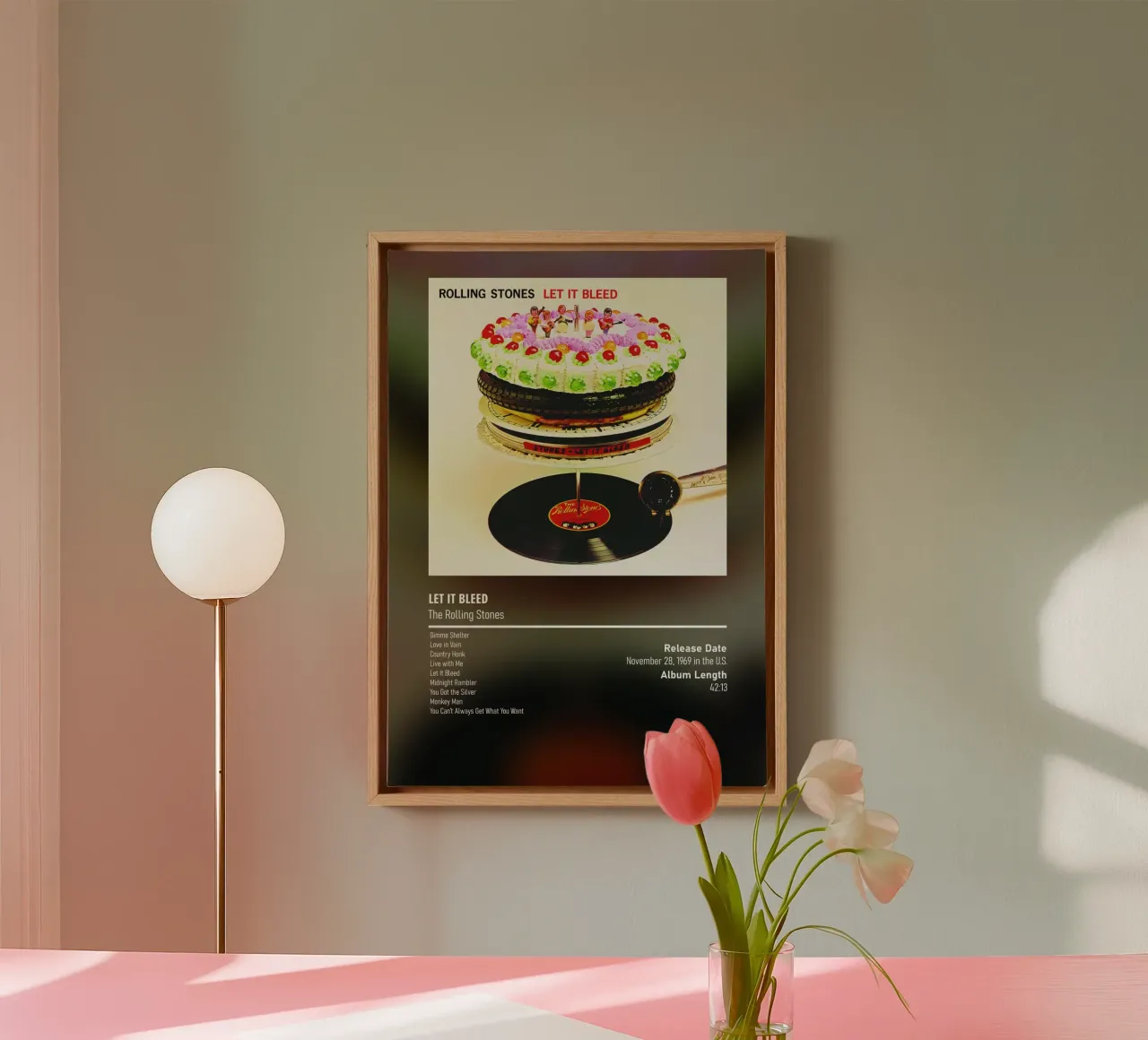Let It Bleed (1969) by The Rolling Stones tela da DGUnder