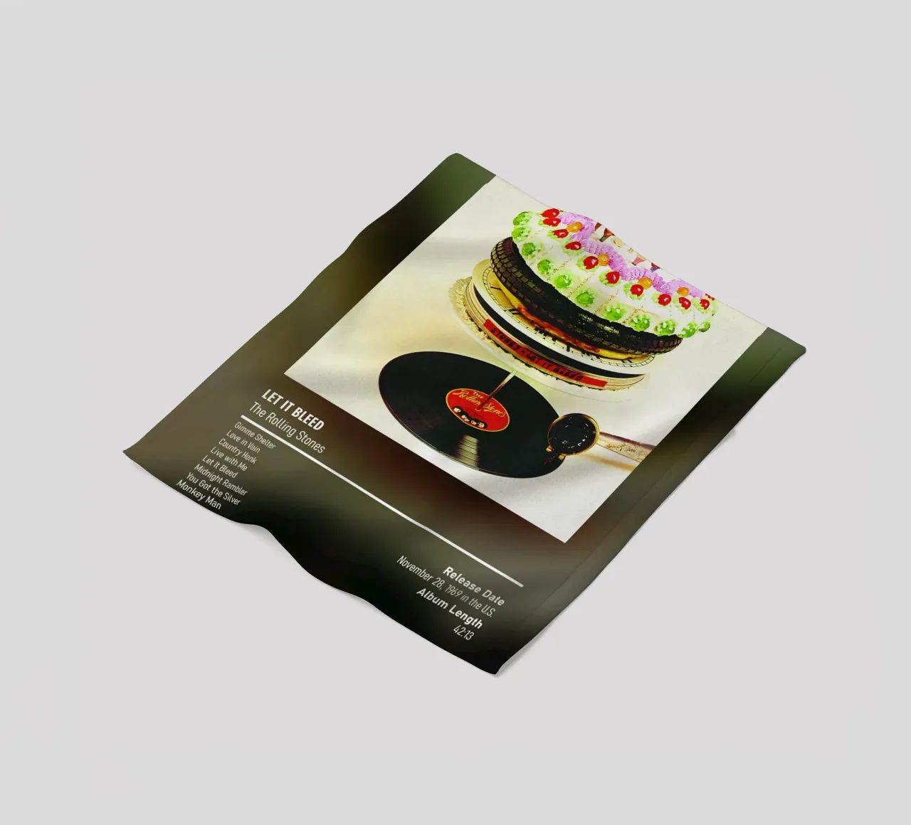 Let It Bleed (1969) by The Rolling Stones coperta in pile da DGUnder