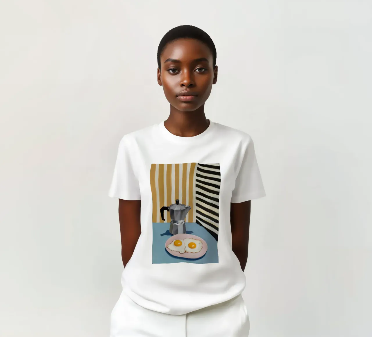 Mattinata a strisce t-shirt da Dream Gesso