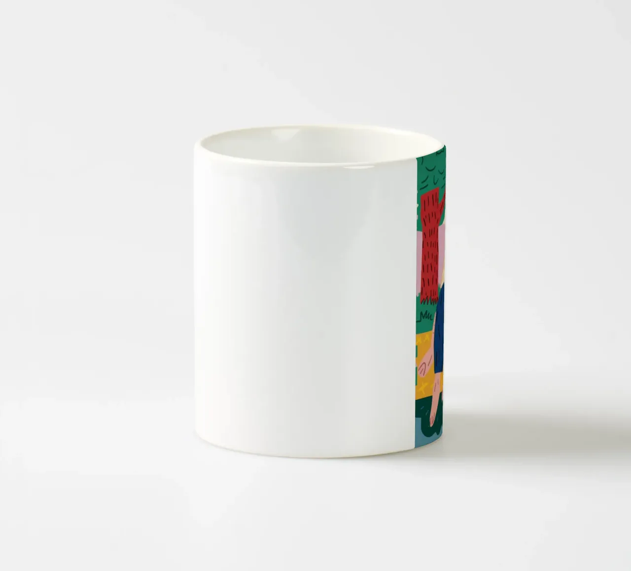Urban Jungle Repose ceramic mug by Dream Gesso