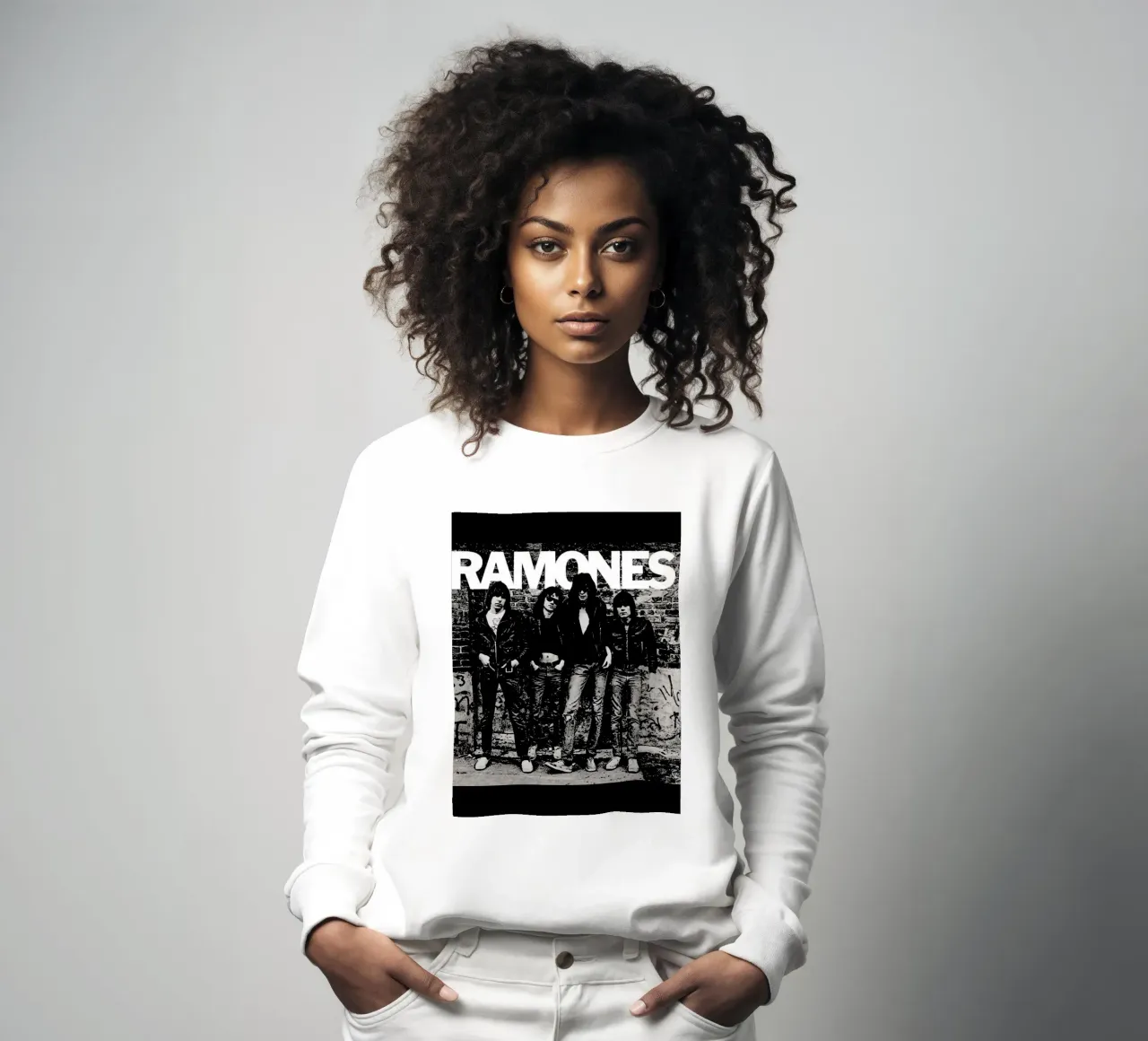 Ramones band music 4 Art sweatshirt by music soul