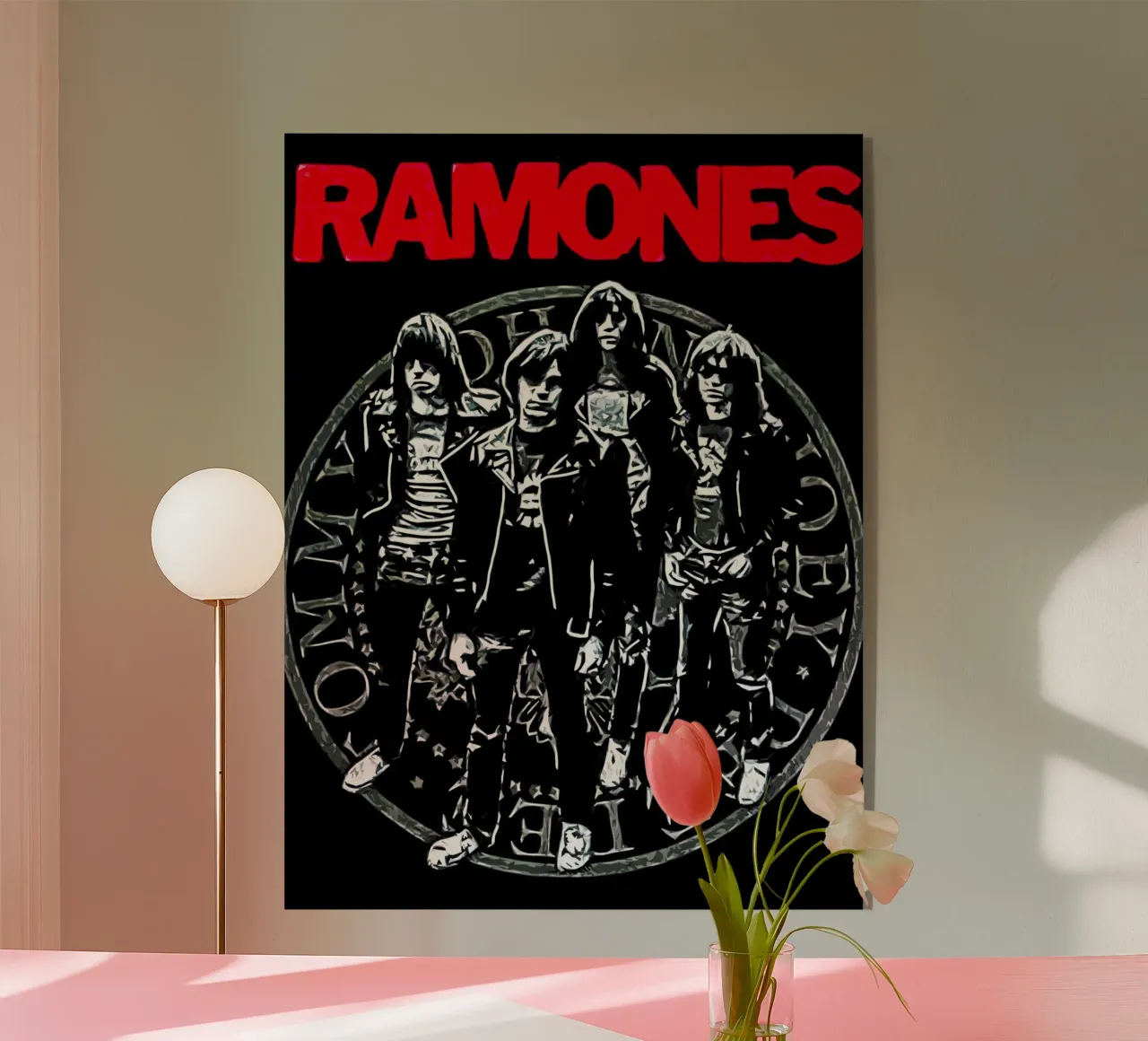 Ramones band music 3 Art acrylic glass by music soul