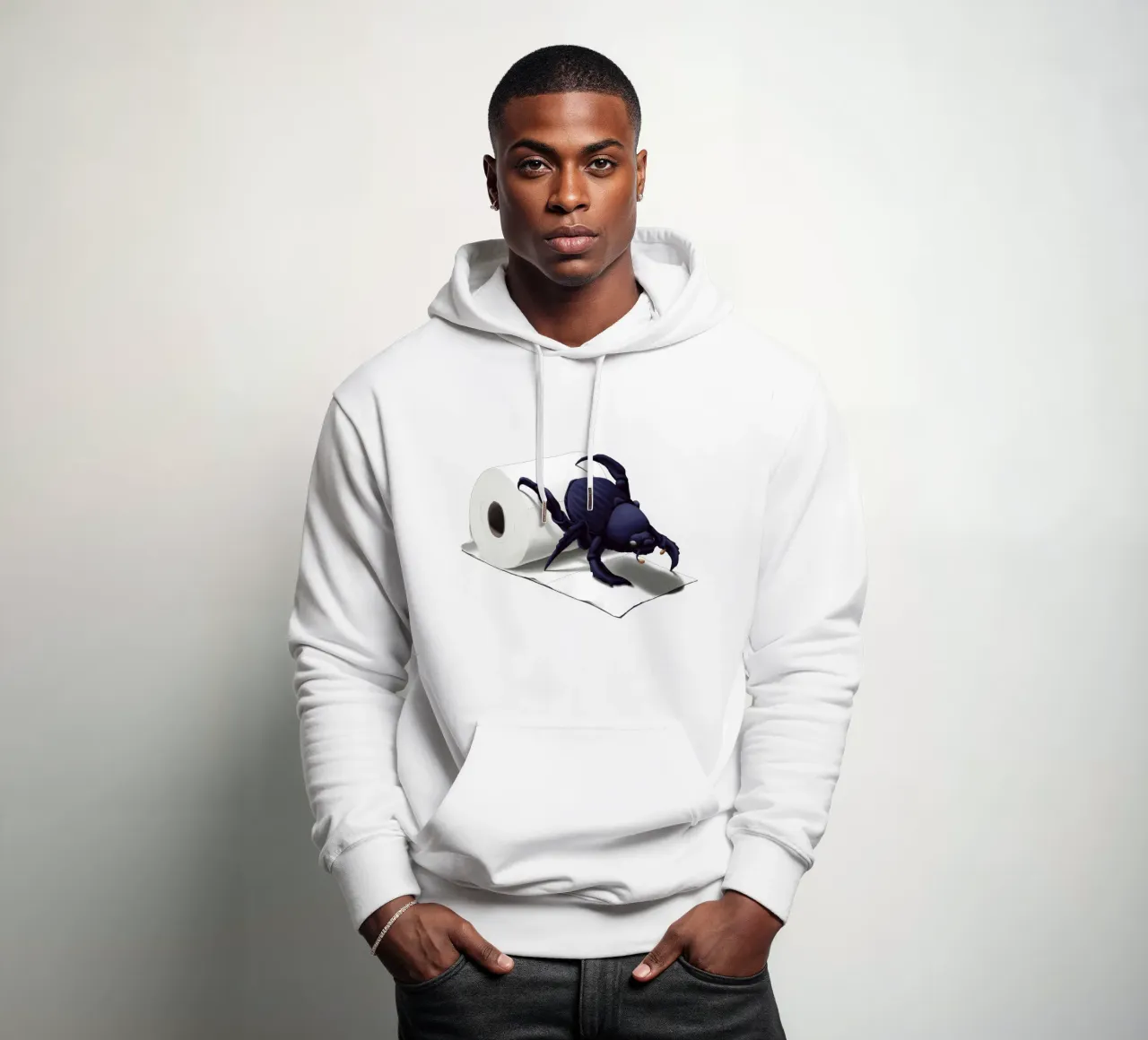 Shit happens (Coloured) felpa con cappuccio da Rob Art | Illustration